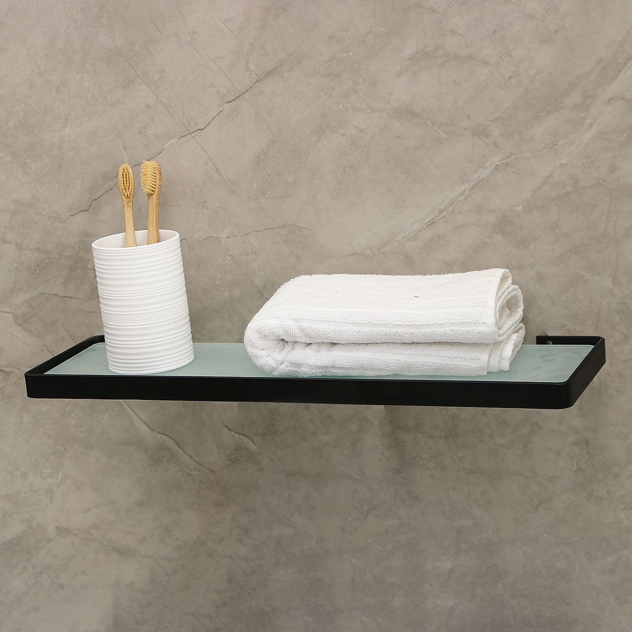 Bali Glass Towel Rack