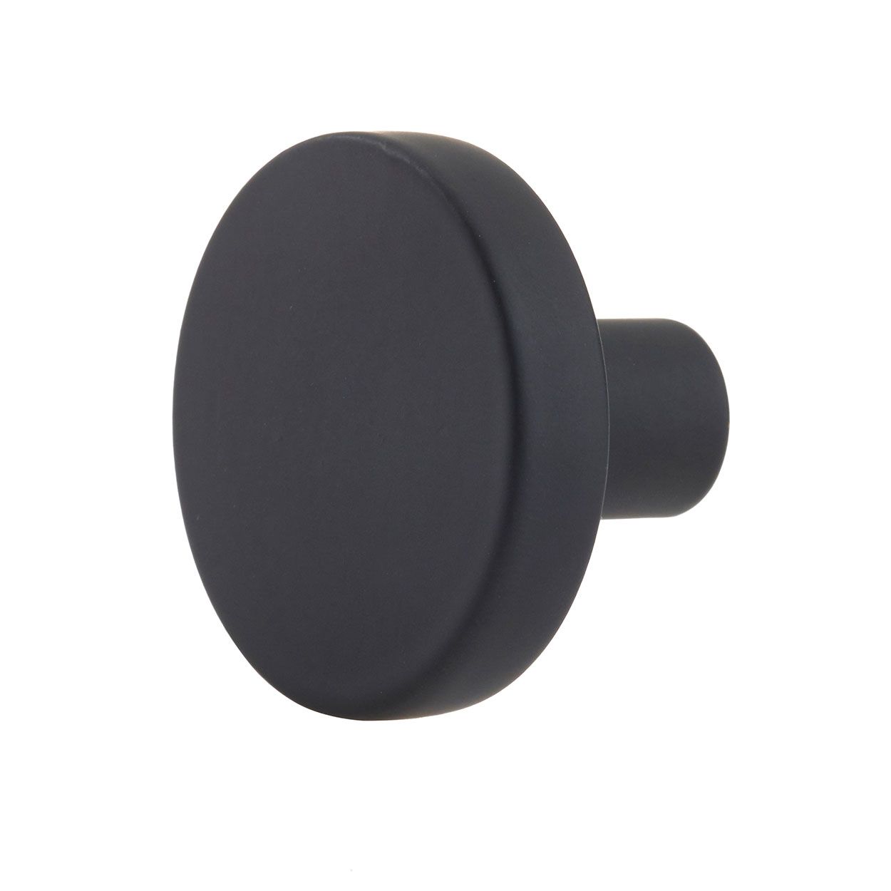 Classic Cabinet Knob 30Mm Matt Black Pk2