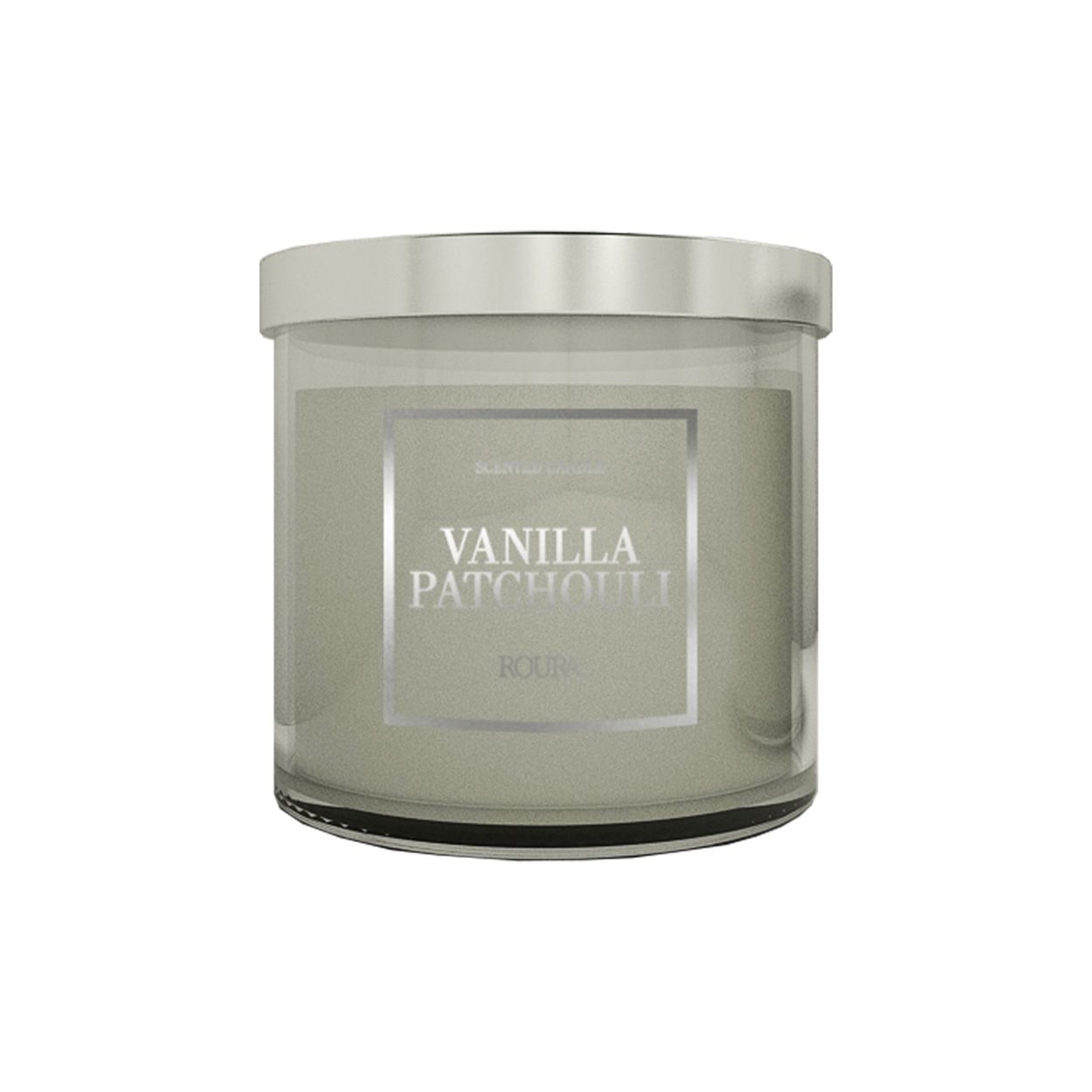 Scented Glass Candle With Metal Lid