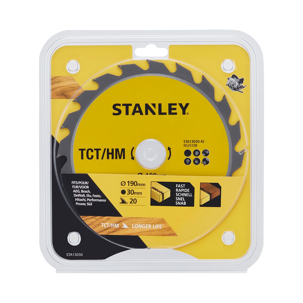 Circ Saw Blade TCT 190 x 30 x 20T