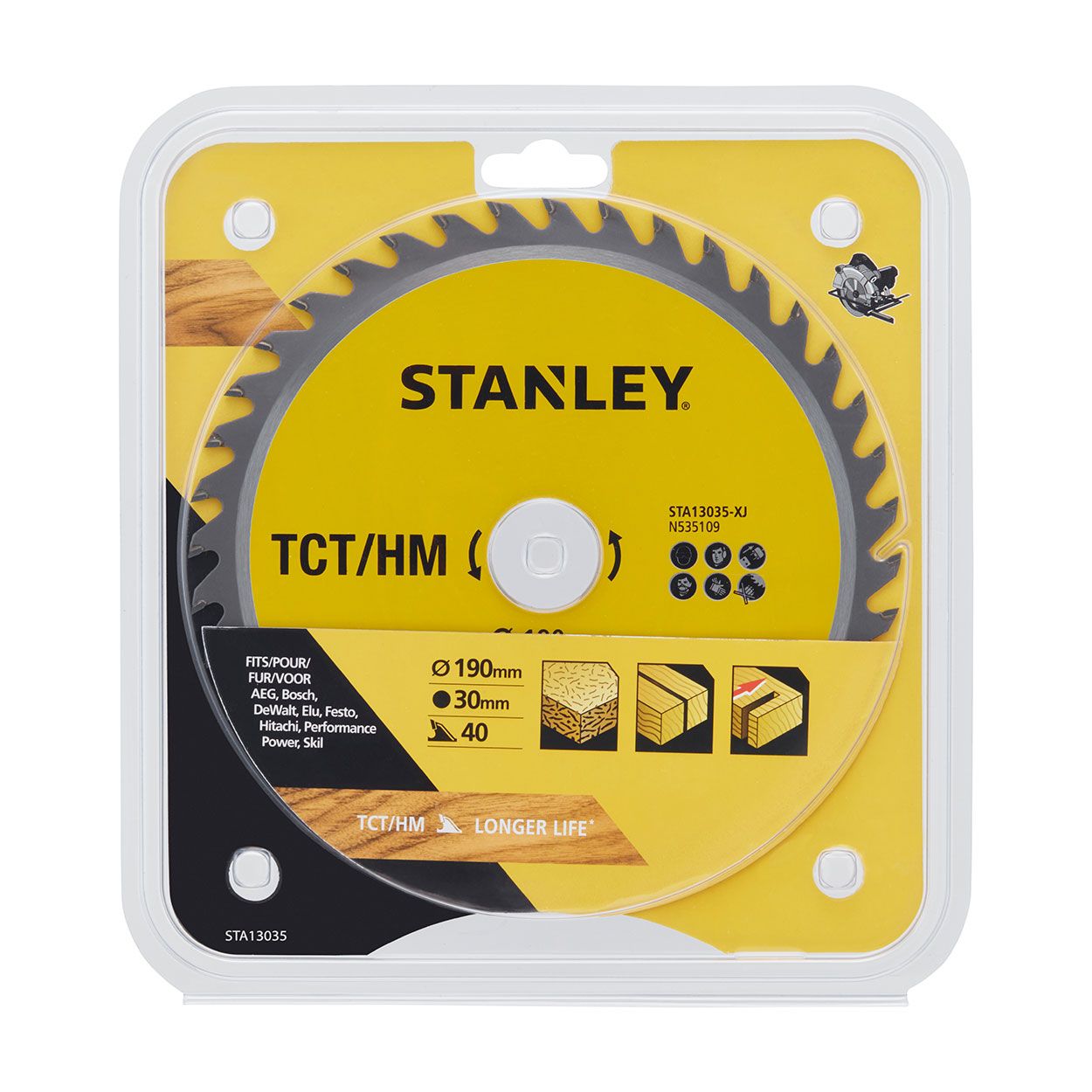 Circ Saw Blade TCT 190 x 30 x 40T