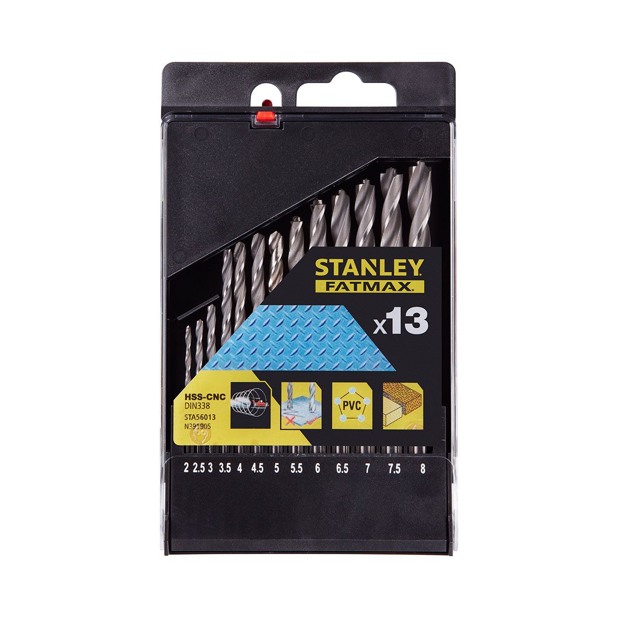 DRILL BIT METAL P-POINT 2-8MM