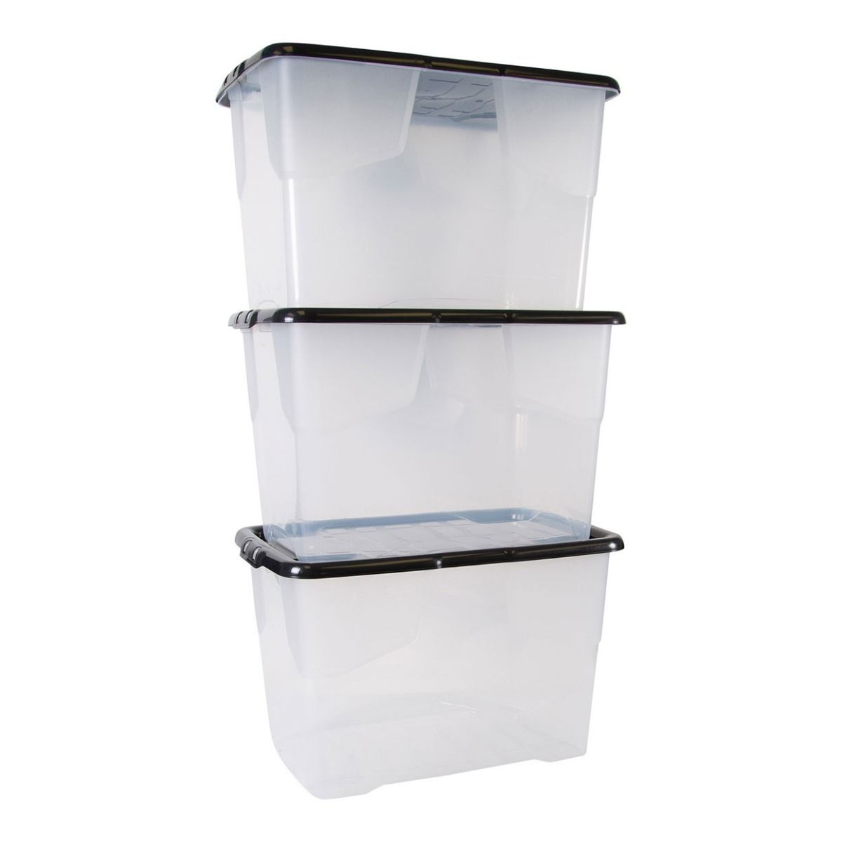 Strata Storage Box Curve 65L 3 Pack