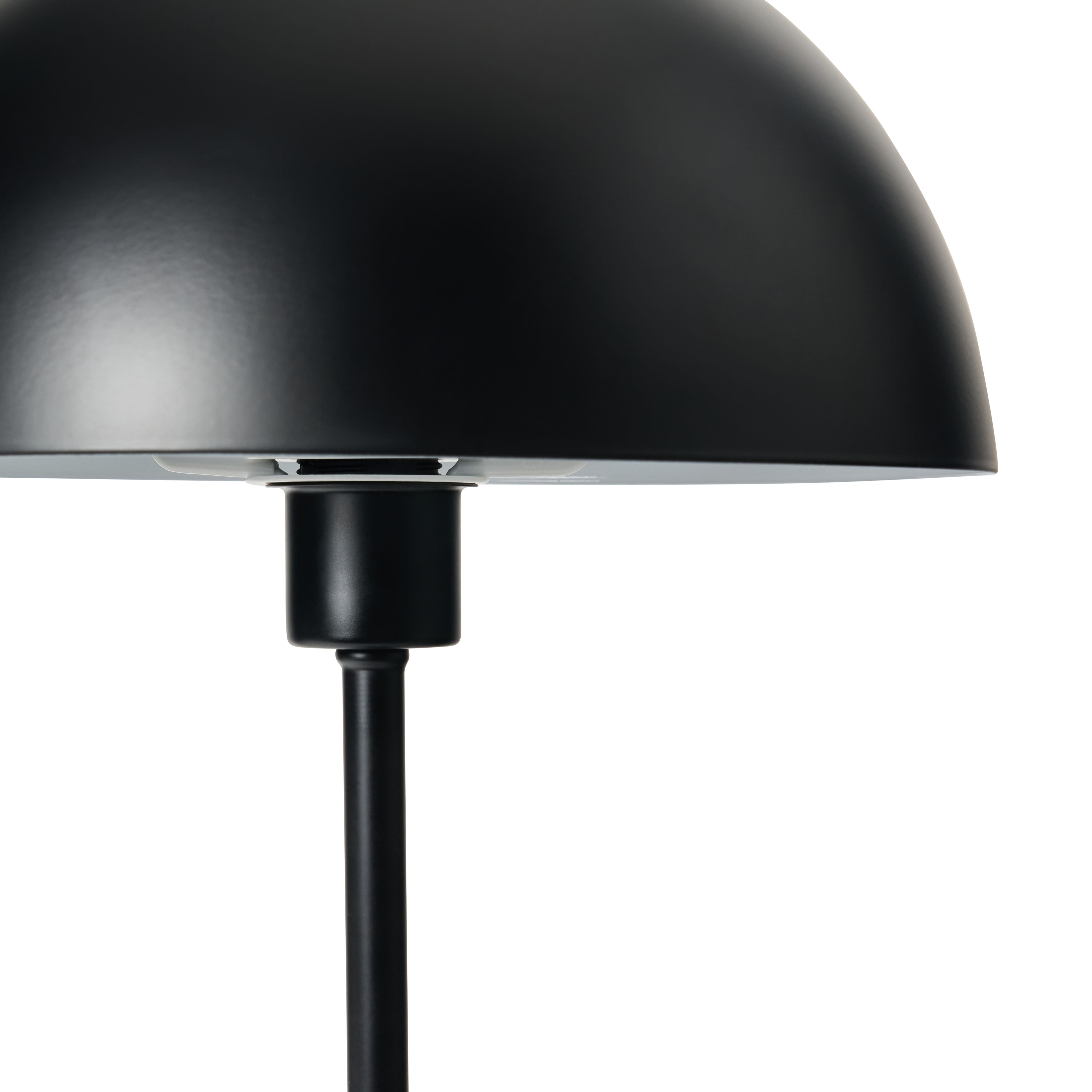Landok Metal Table Lamp Matt  Black