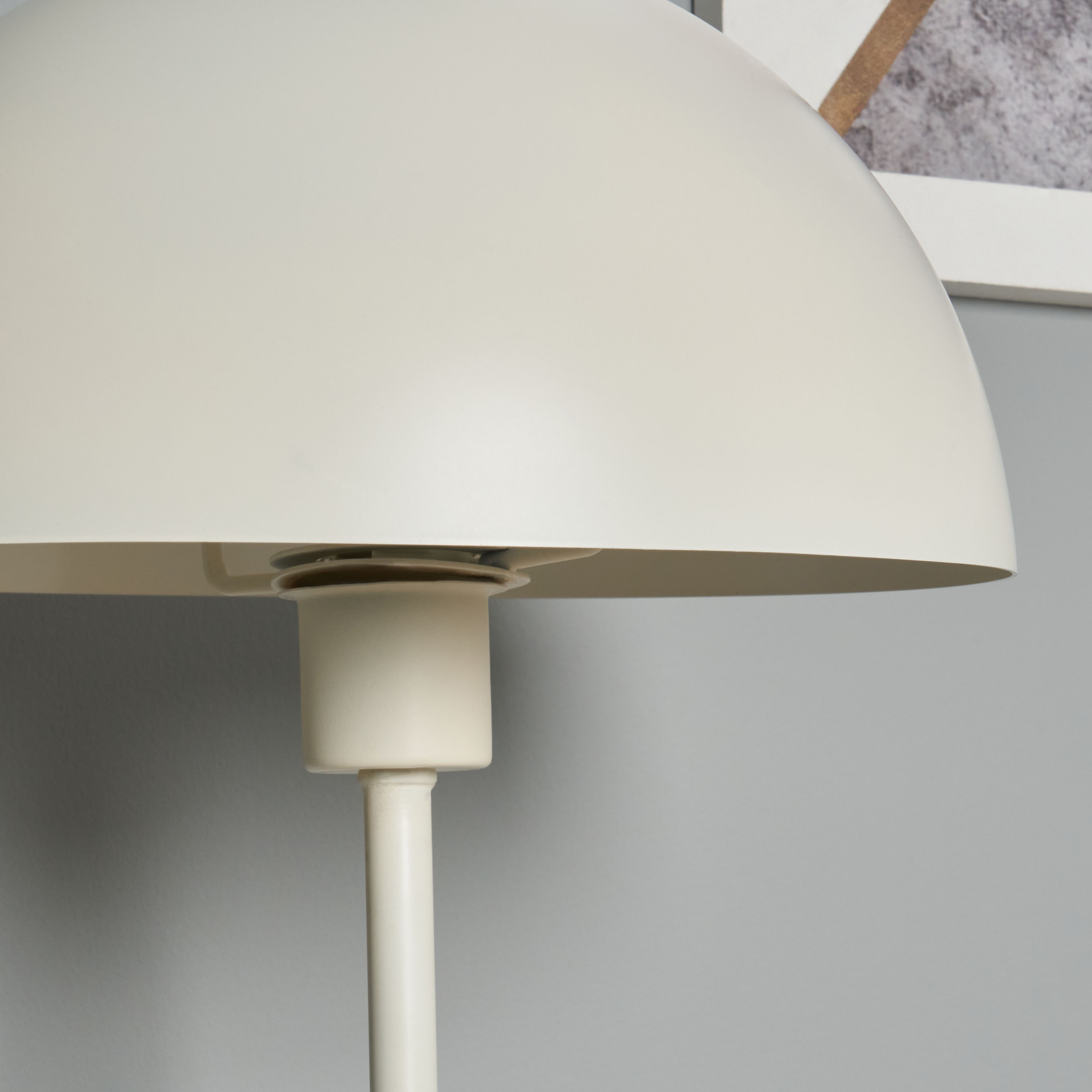 Landok Metal Table Lamp - Matt White