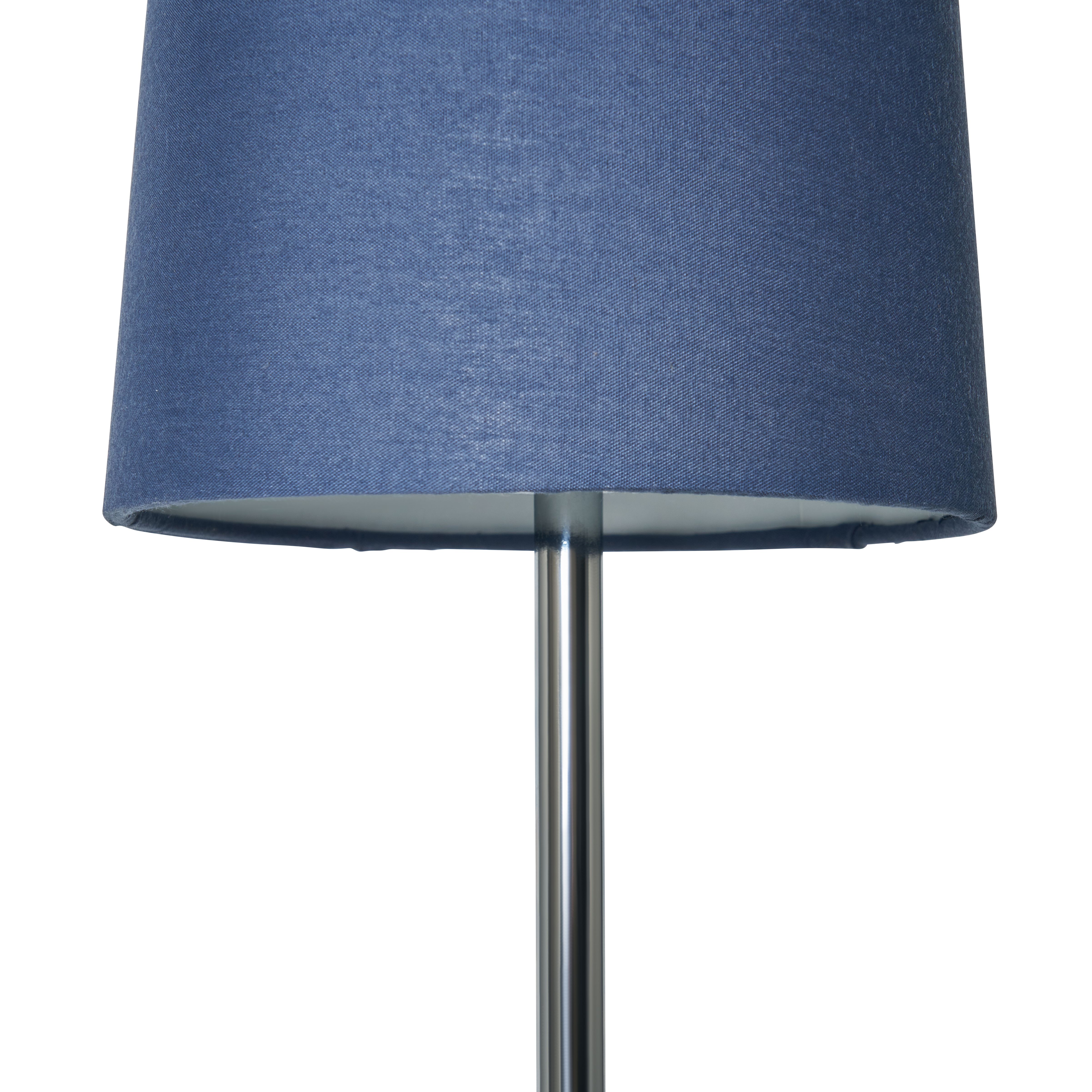 Landok Metal Table Lamp - Navy