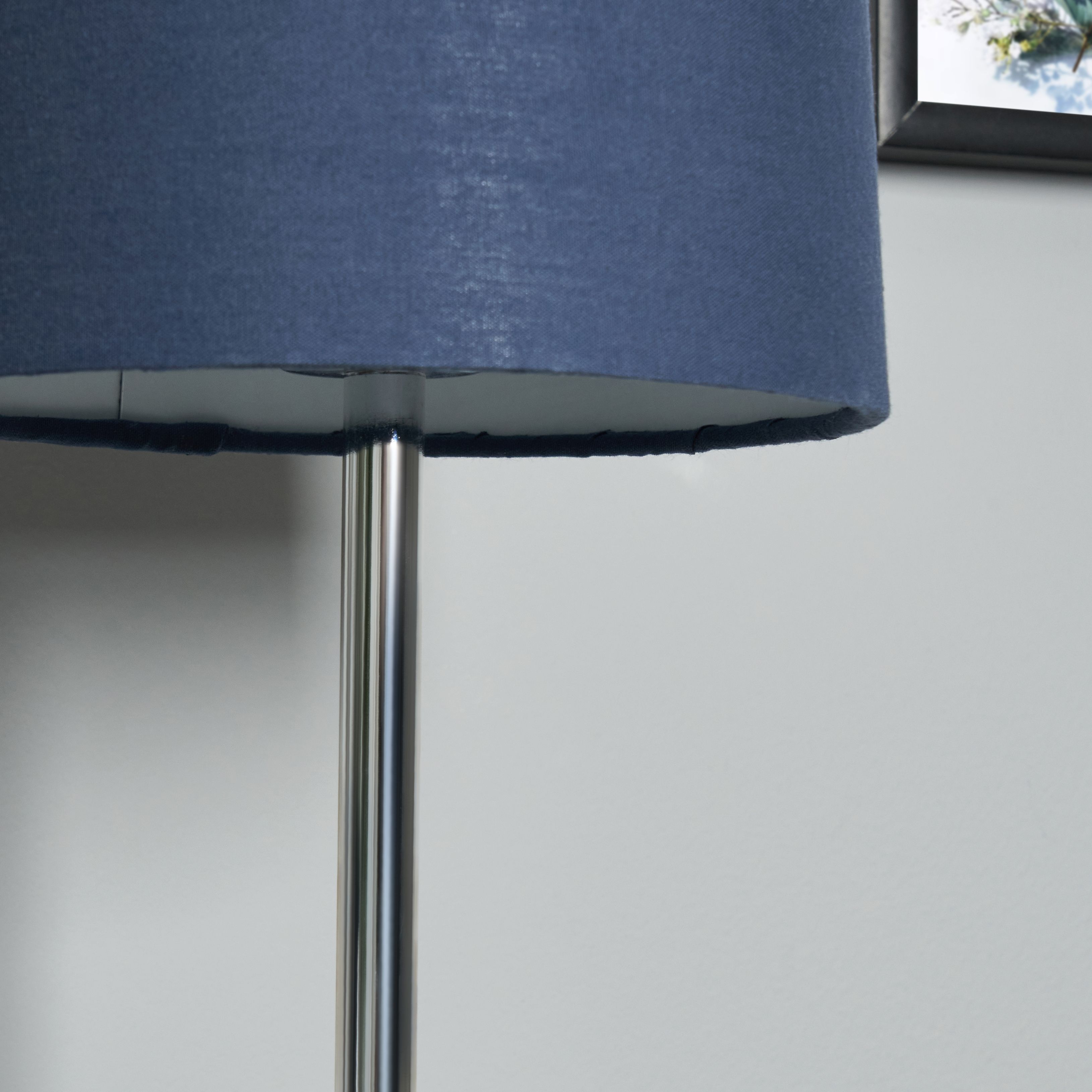Landok Metal Table Lamp - Navy