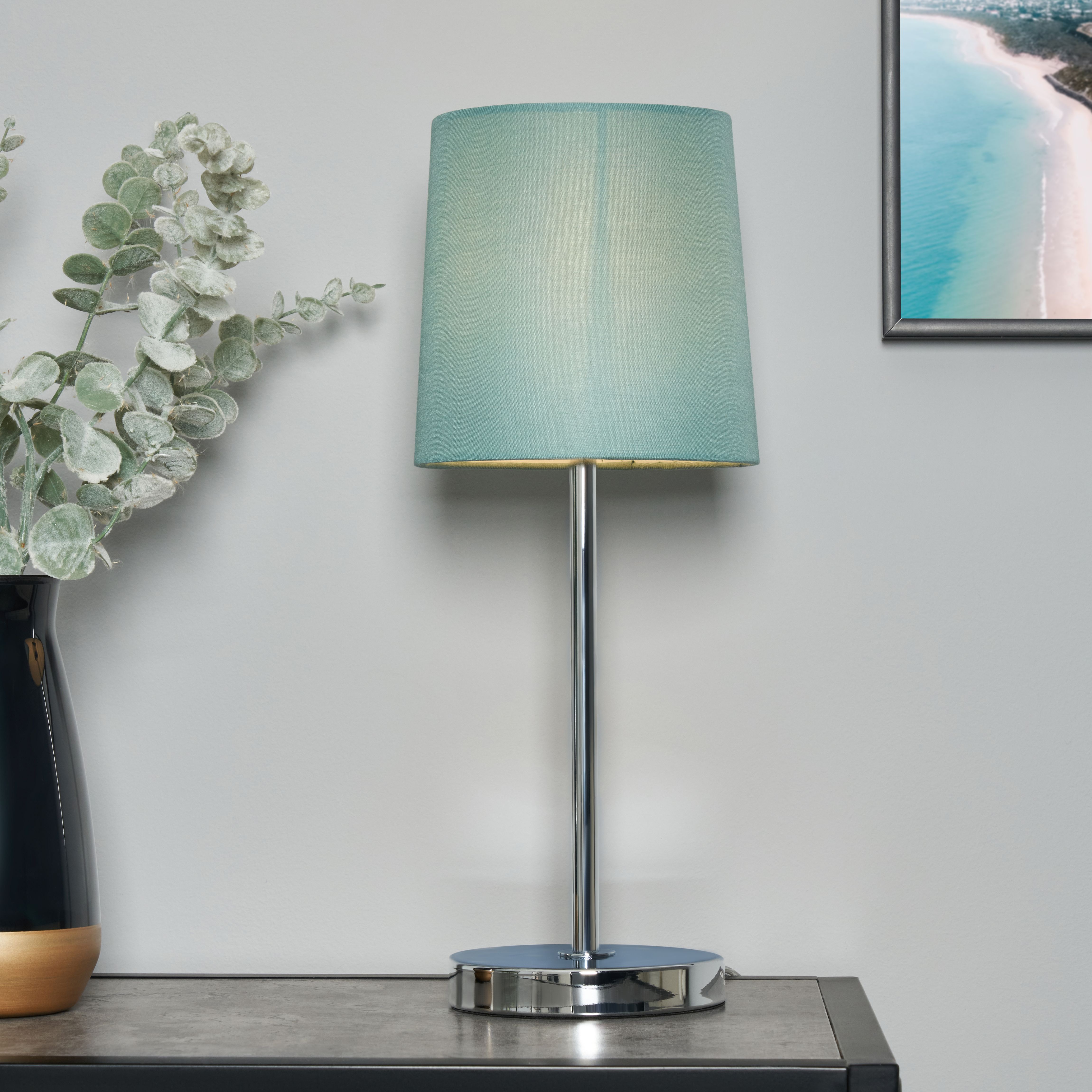 Stick Table Lamp - Sage Green