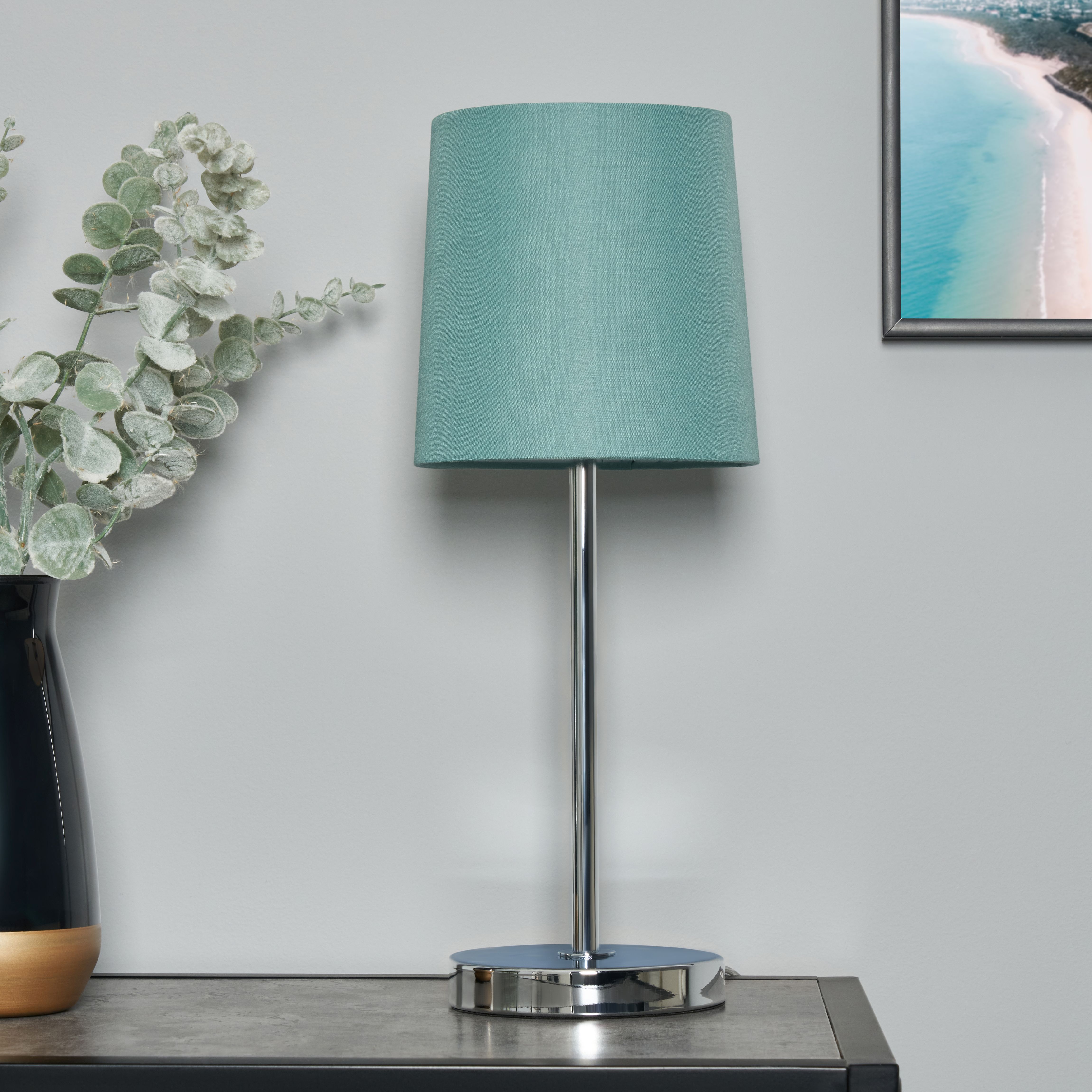 Stick Table Lamp - Sage Green