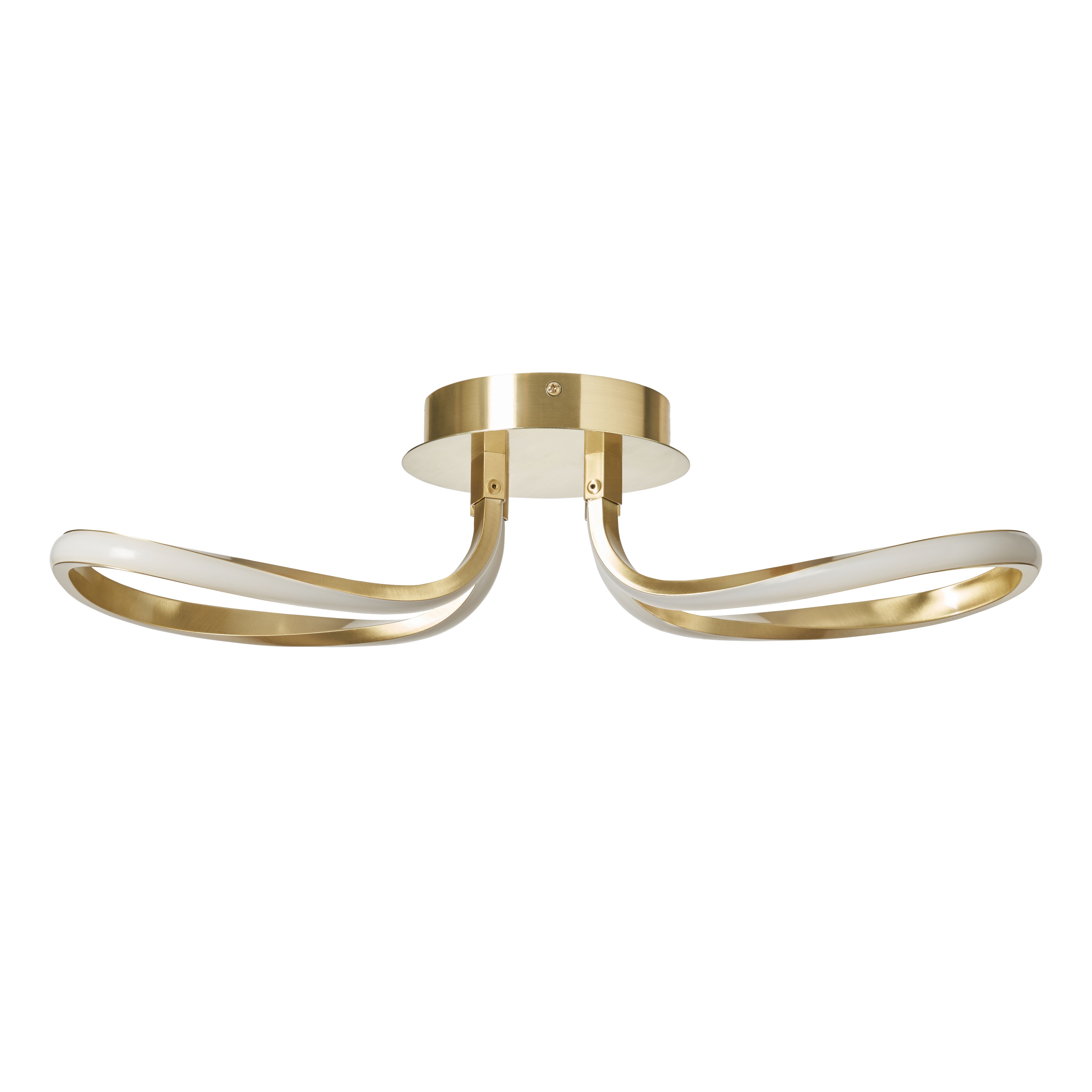 Loop LED Wall Lamp - Warm Brass