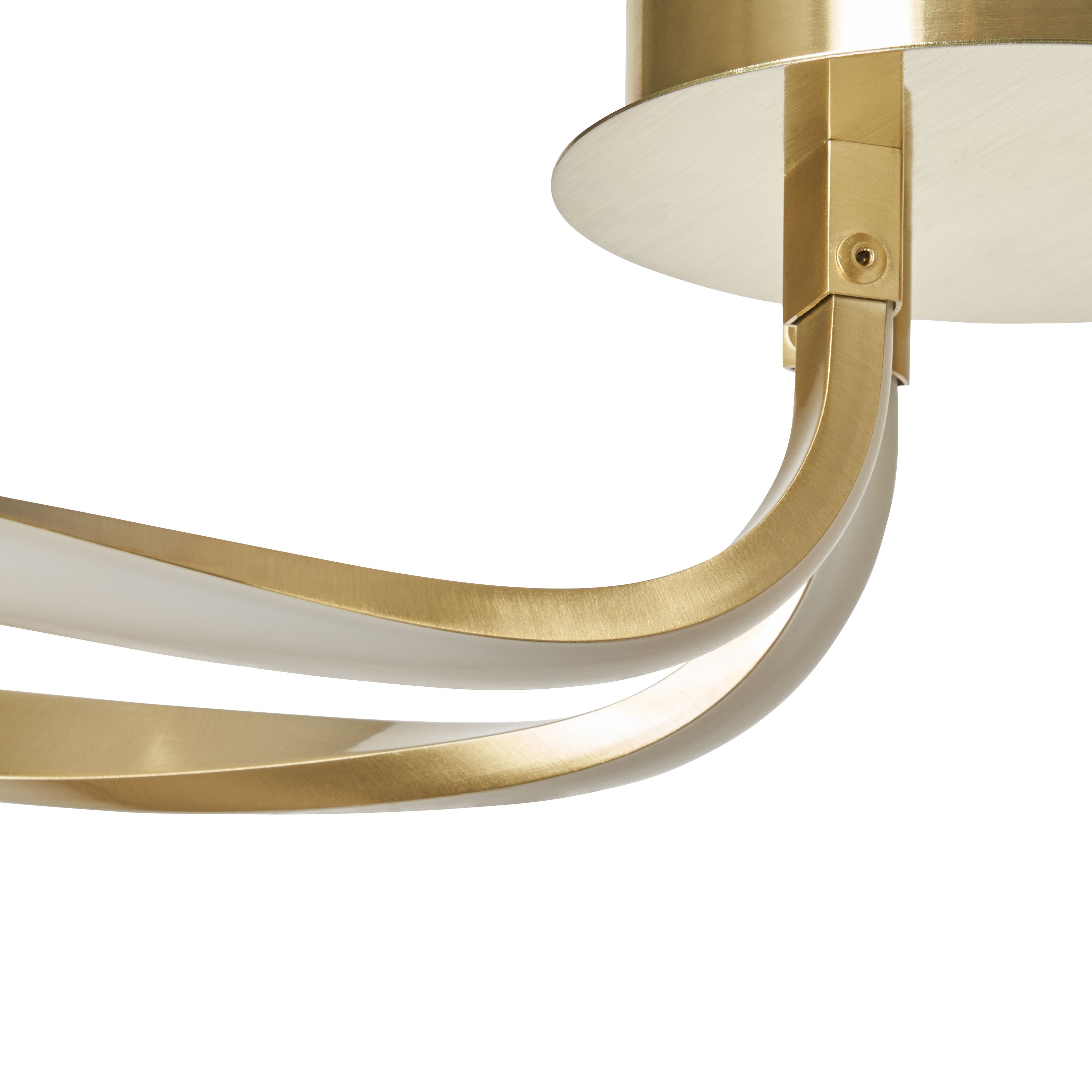 Loop LED Wall Lamp - Warm Brass