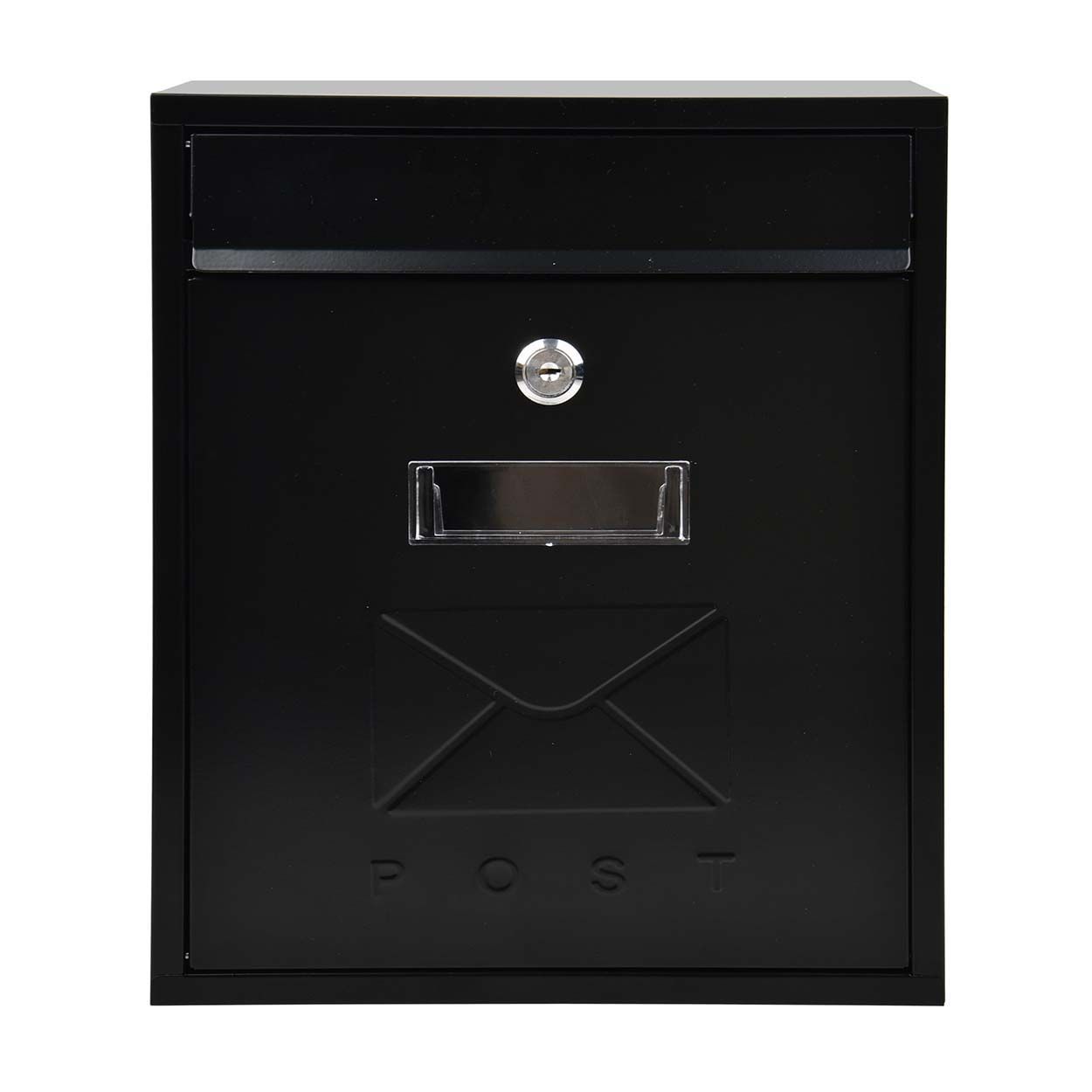 Contemporary Post Box Matt Black
