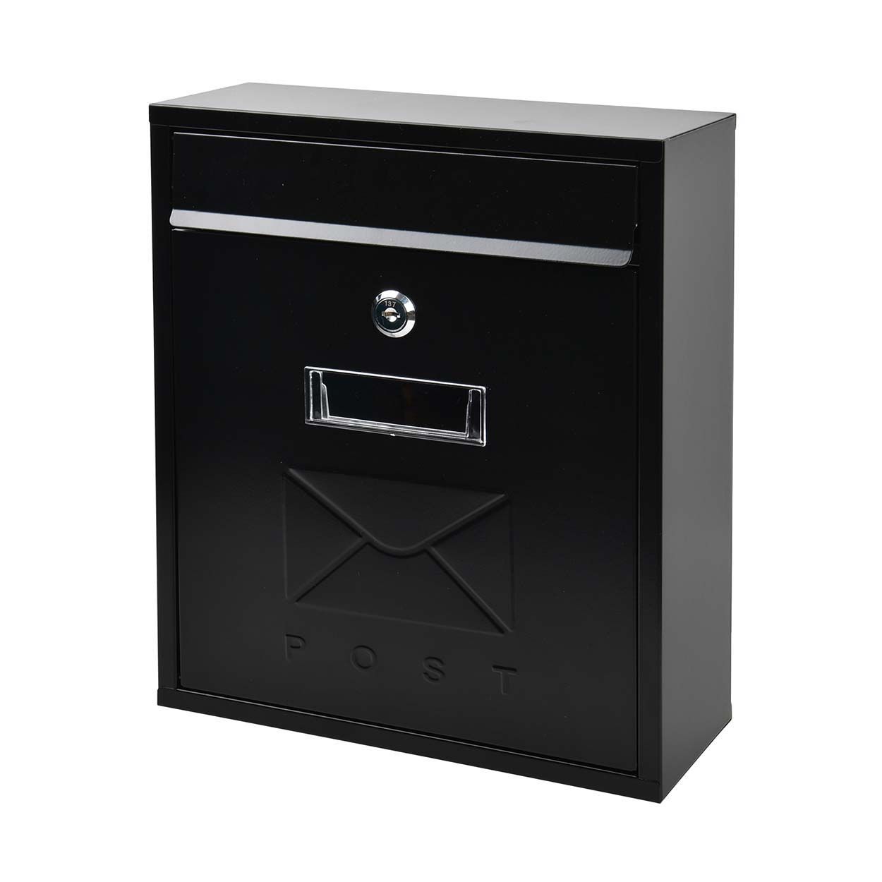 Contemporary Post Box Matt Black