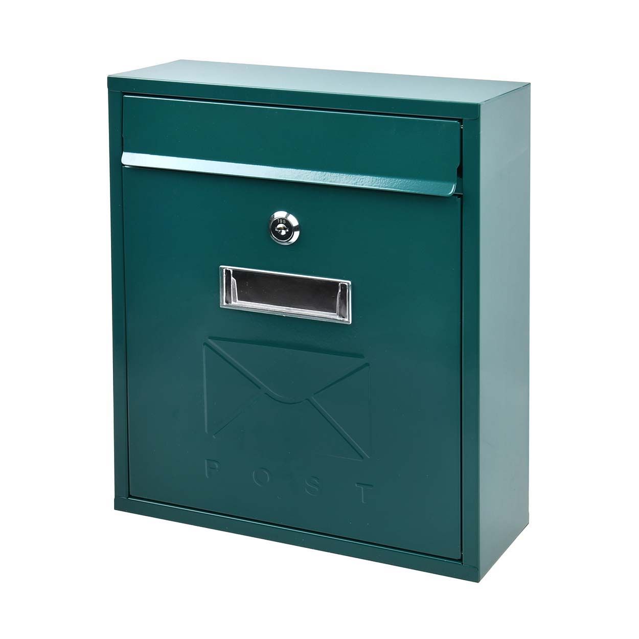 CONTEMPORARY POST BOX GREEN GLOSS