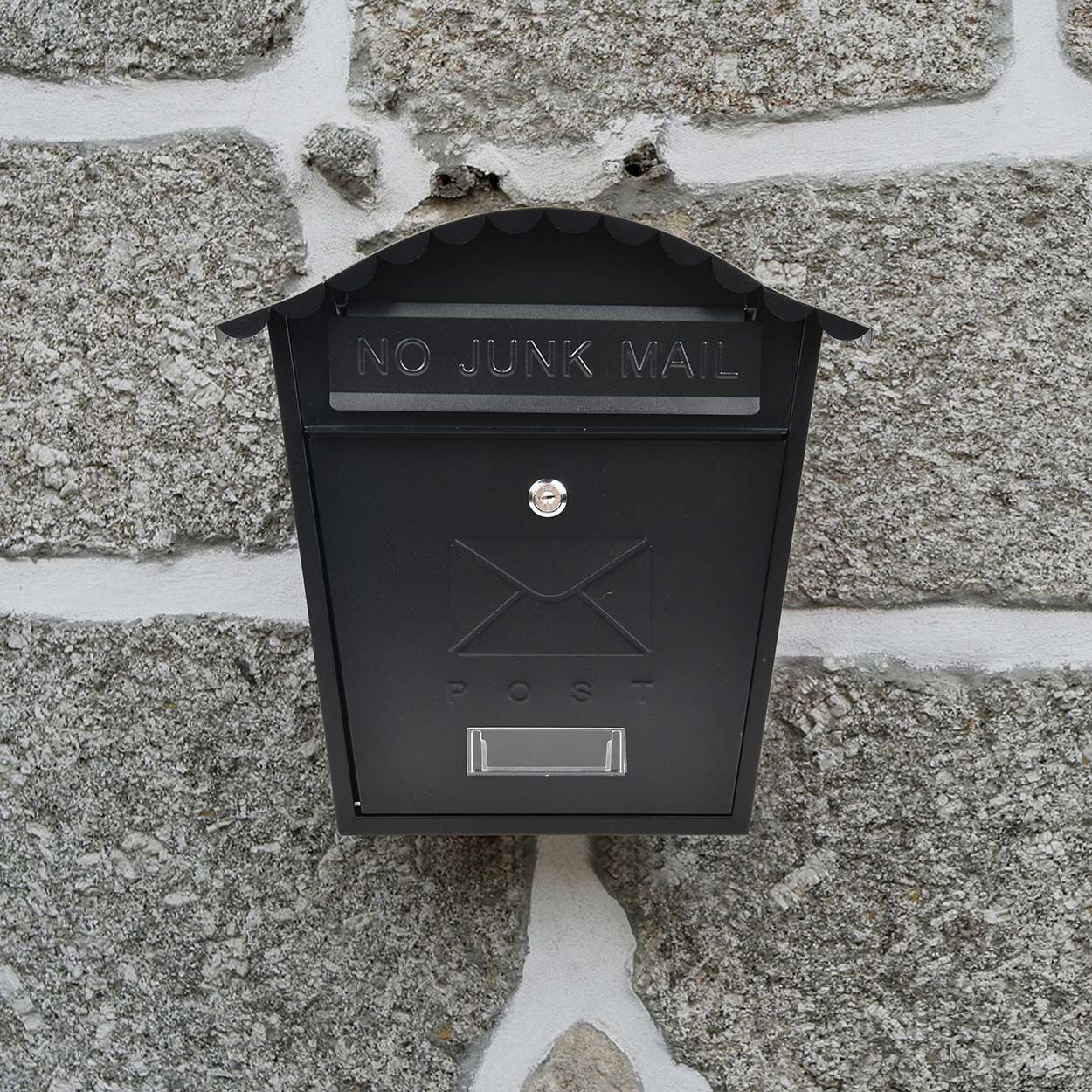 Traditional Post Box Black 