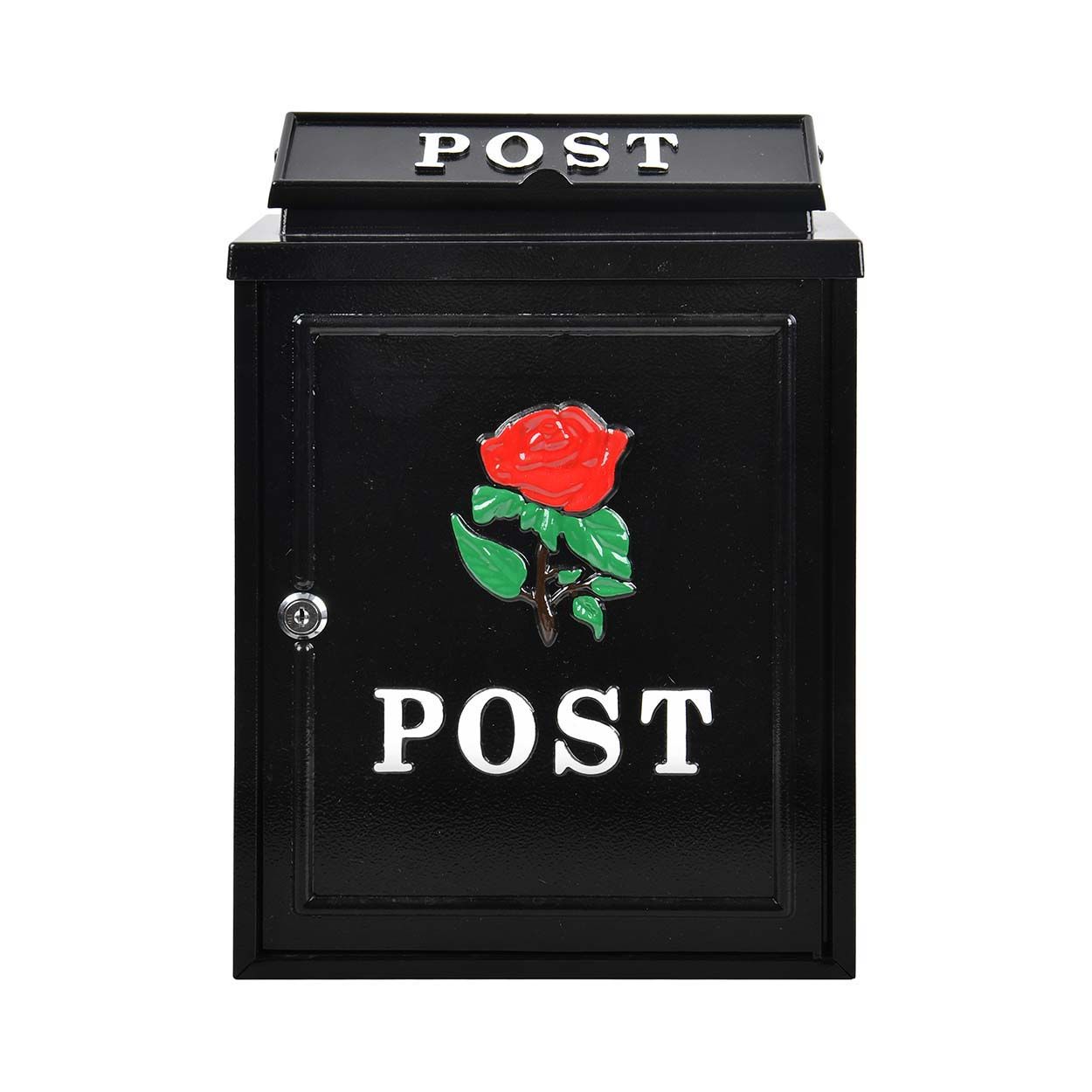 Red Rose Post Box