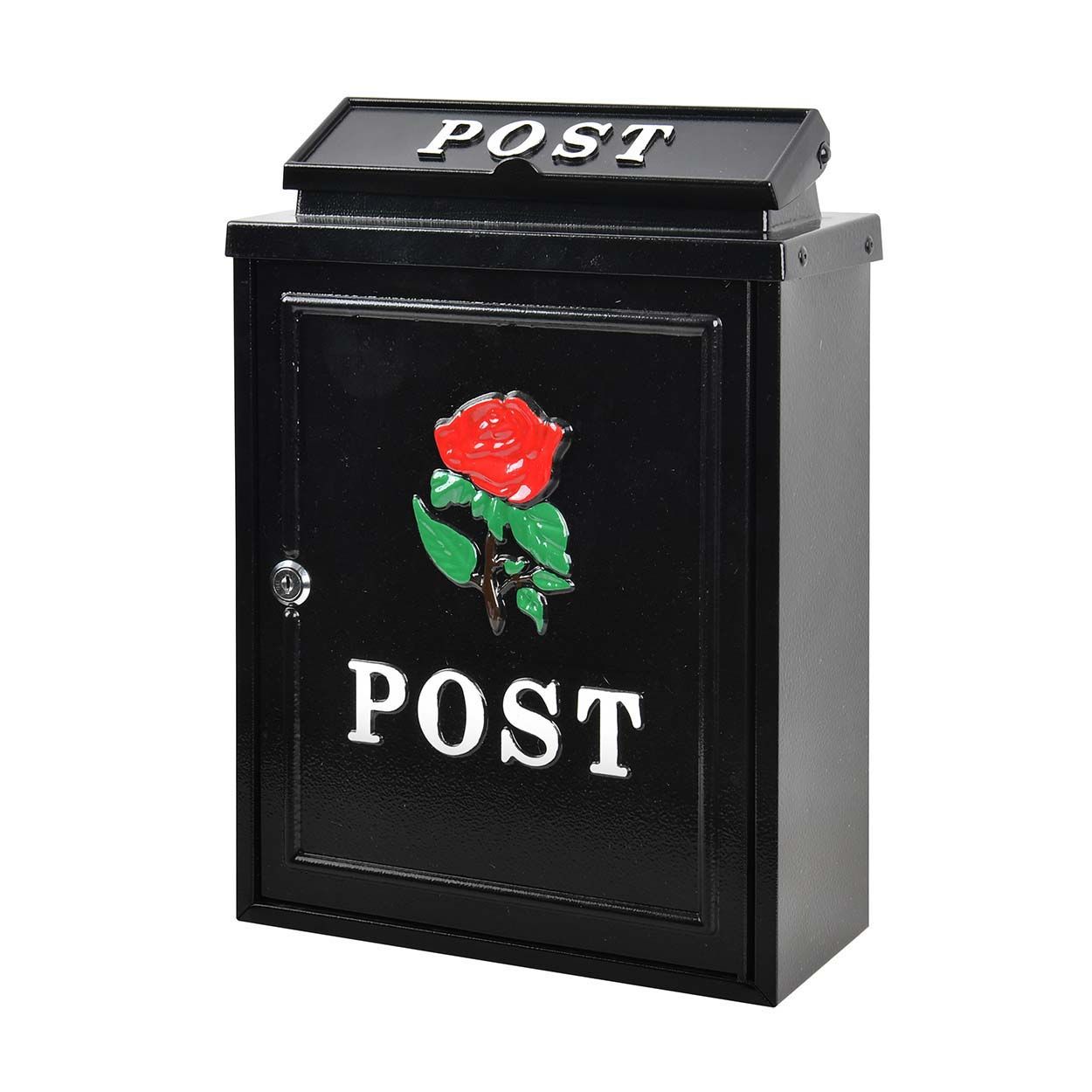 Red Rose Post Box