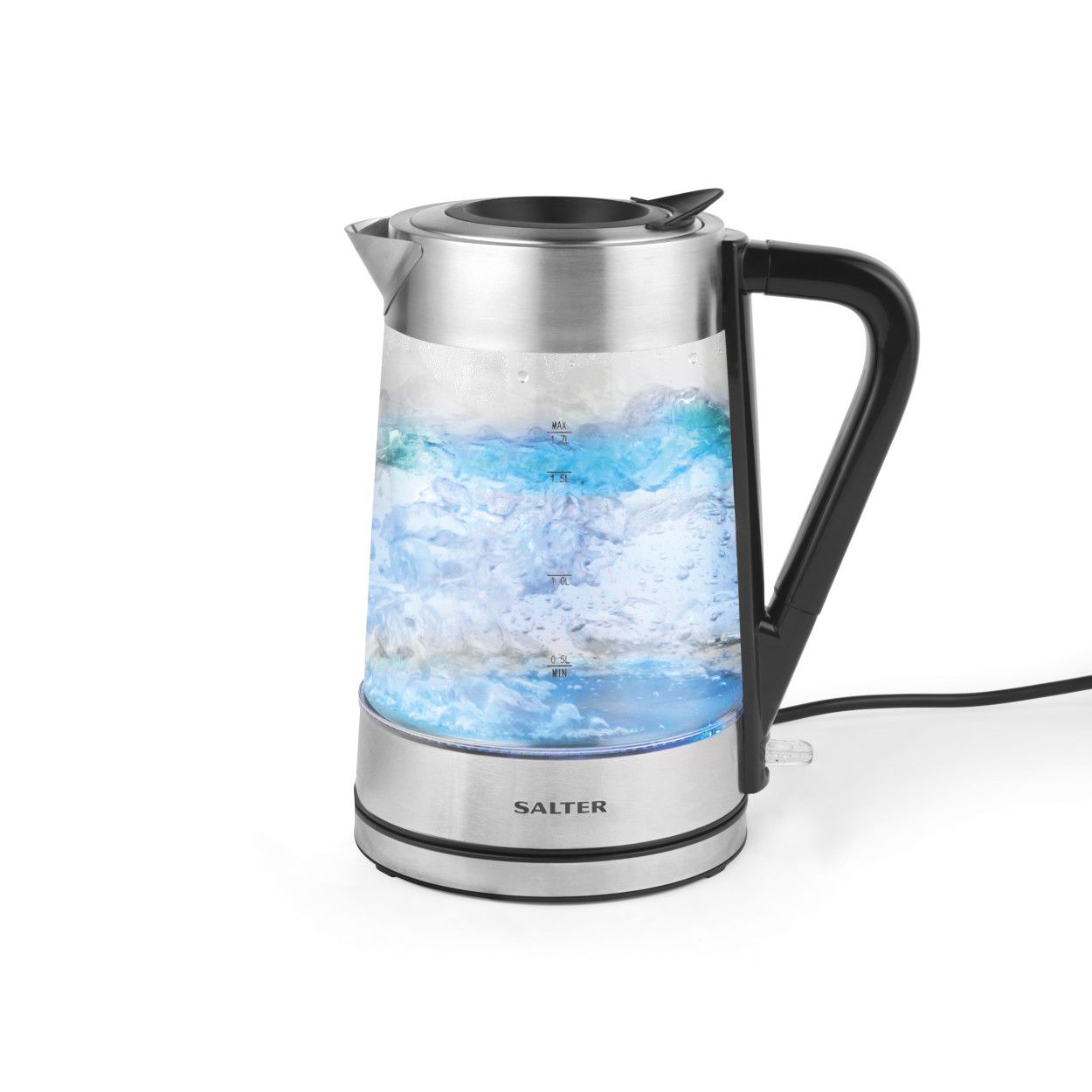 Salter Colour Change Glass Kettle