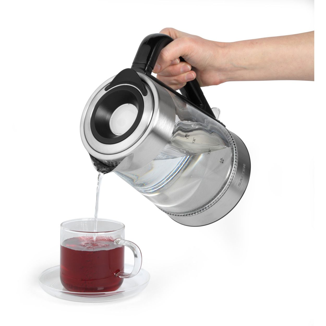 Salter Colour Change Glass Kettle