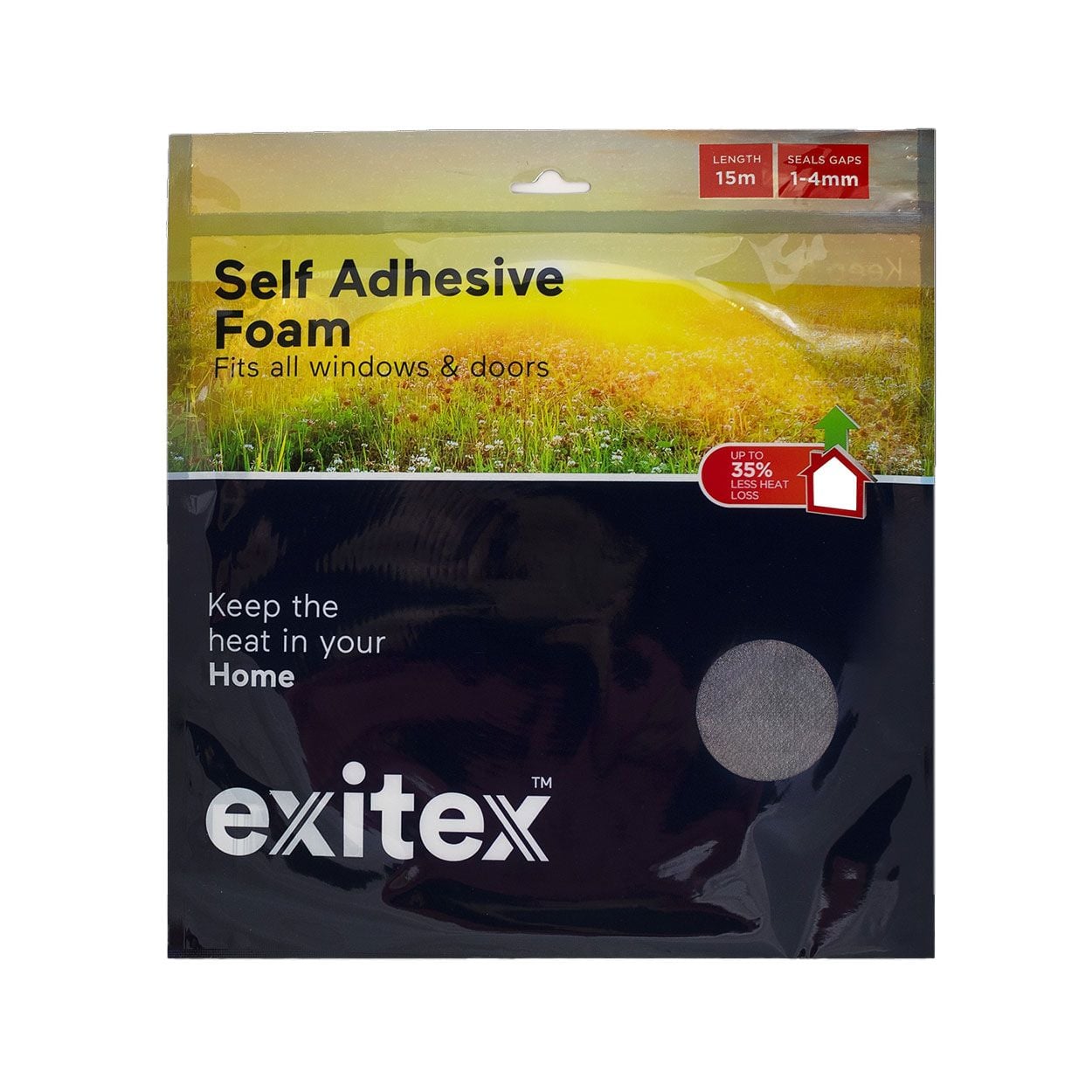 Self Adhesive Foam 15M Grey