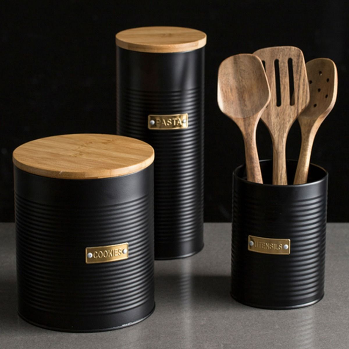 Typhoon Otto Black Utensil Pot