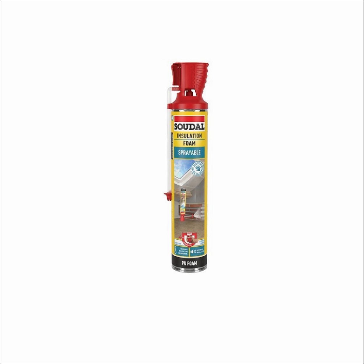 Soudal Sprayable Insulation Foam Genius Gun 750Ml