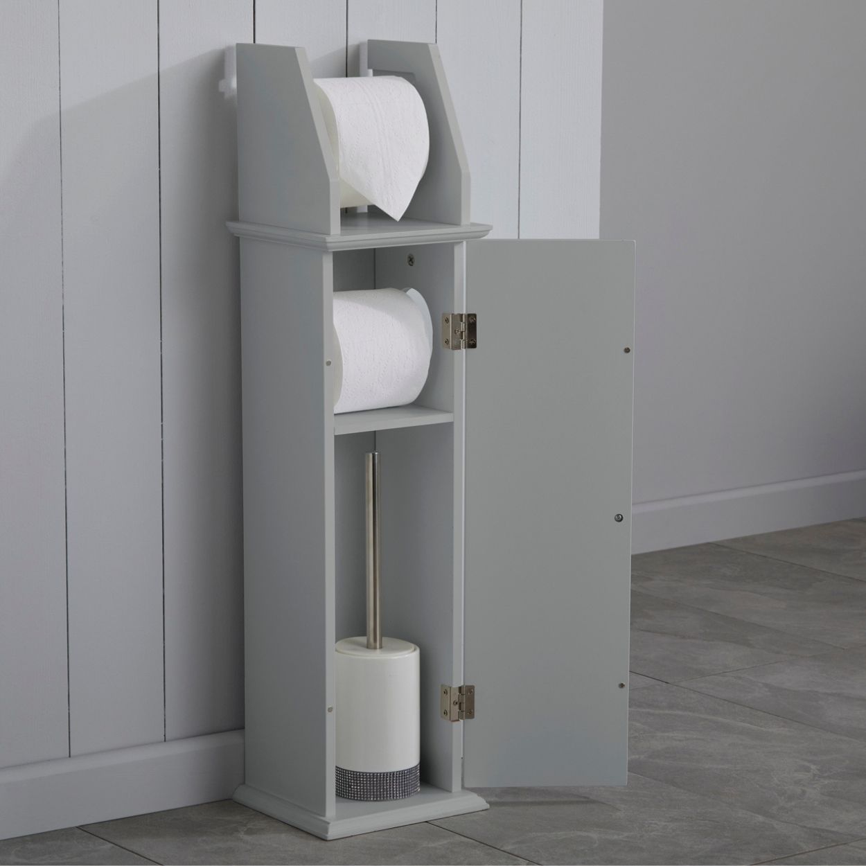 Chatsworth Grey Toilet Roll Holder