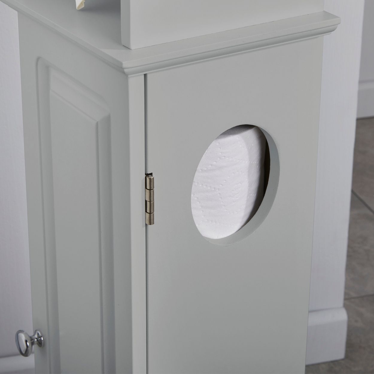 Chatsworth Grey Toilet Roll Holder