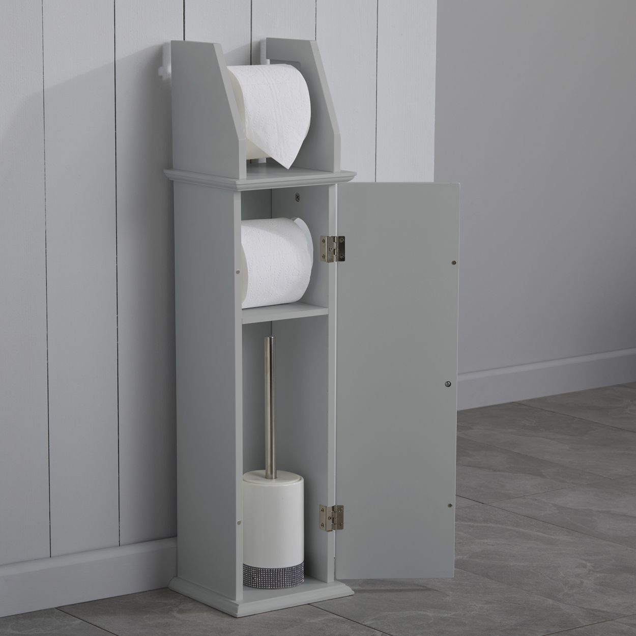 Chatsworth Grey Toilet Roll Holder