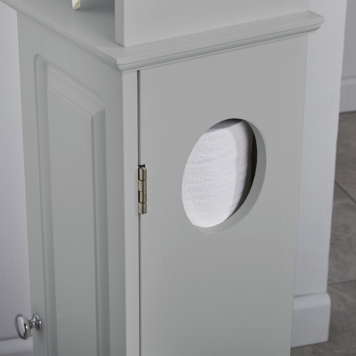 Chatsworth Grey Toilet Roll Holder