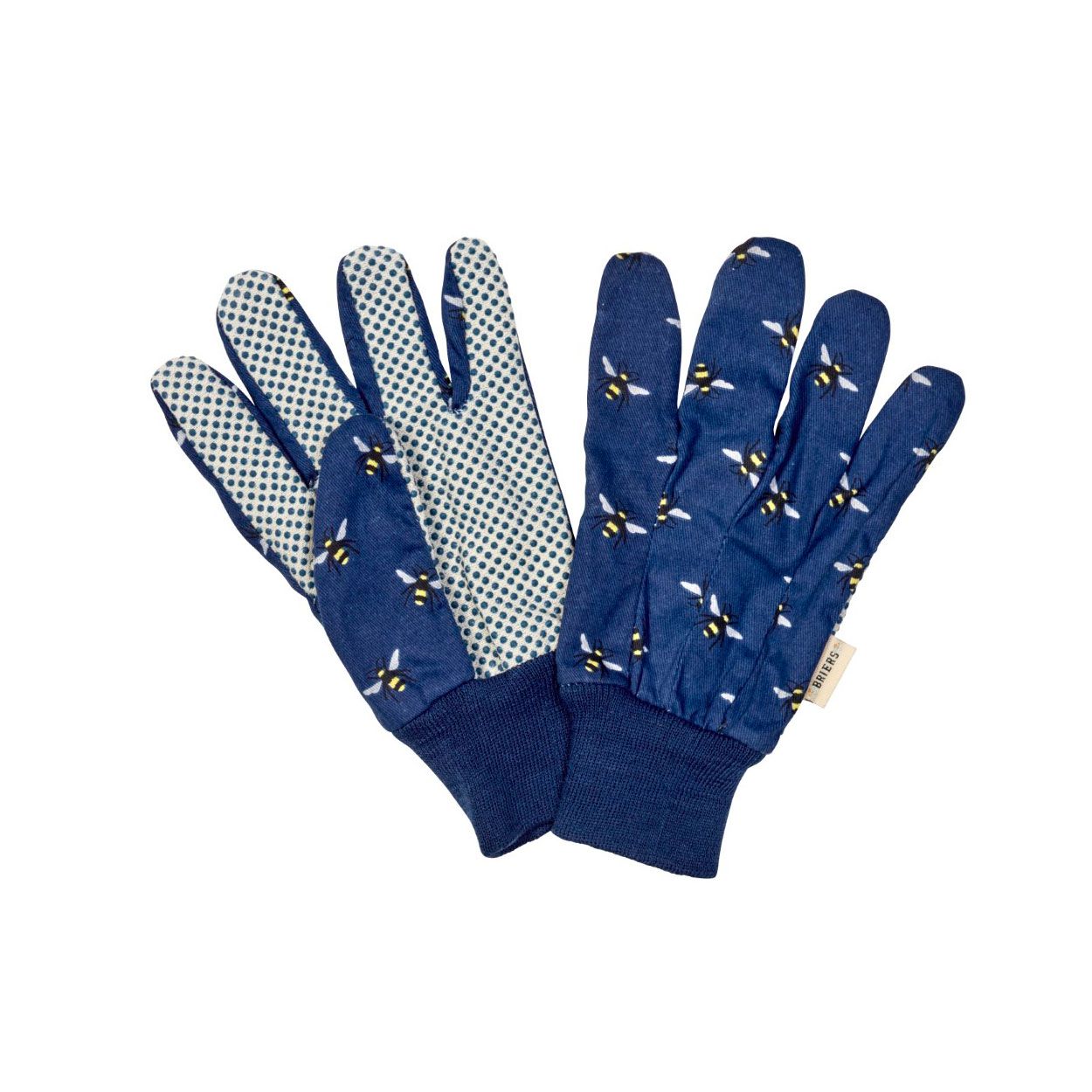Briers Cotton Grips Garden Gloves 3 Pack Medium