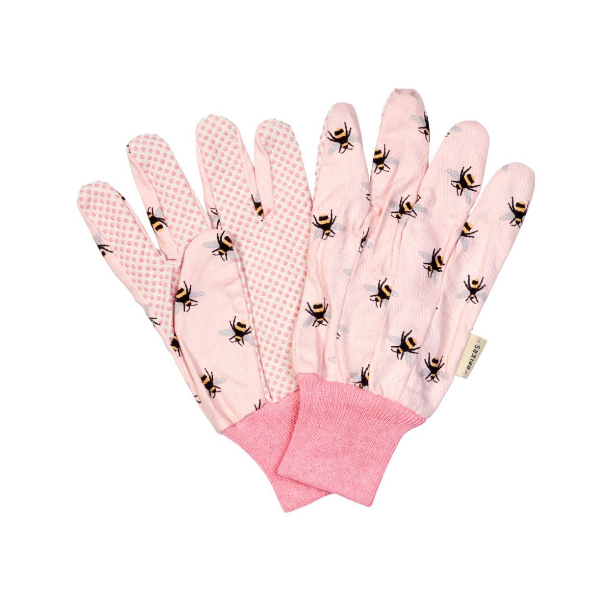 Briers Cotton Grips Garden Gloves 3 Pack Medium