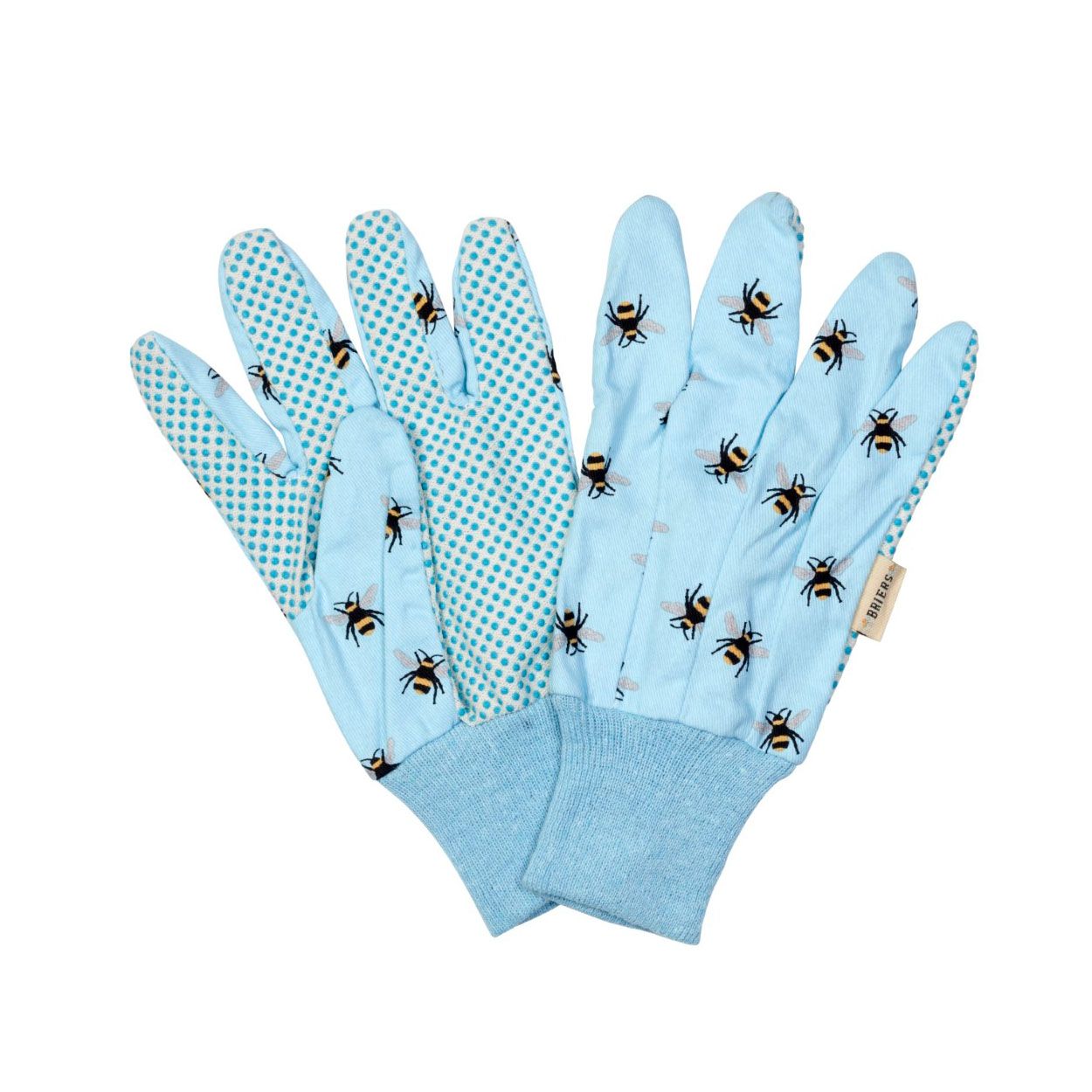 Briers Cotton Grips Garden Gloves 3 Pack Medium