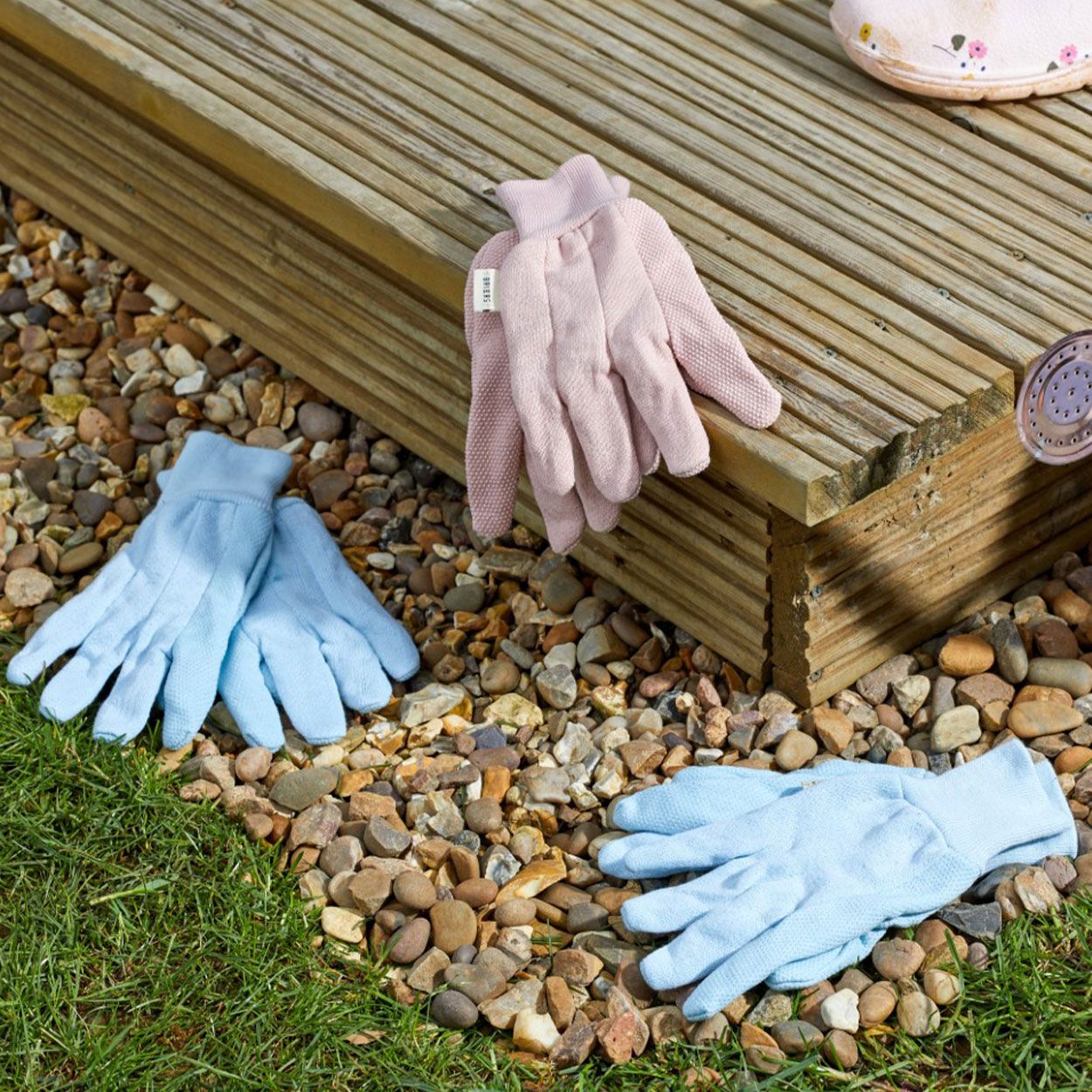 Briers Cotton Grips Garden Gloves 3 Pack Medium