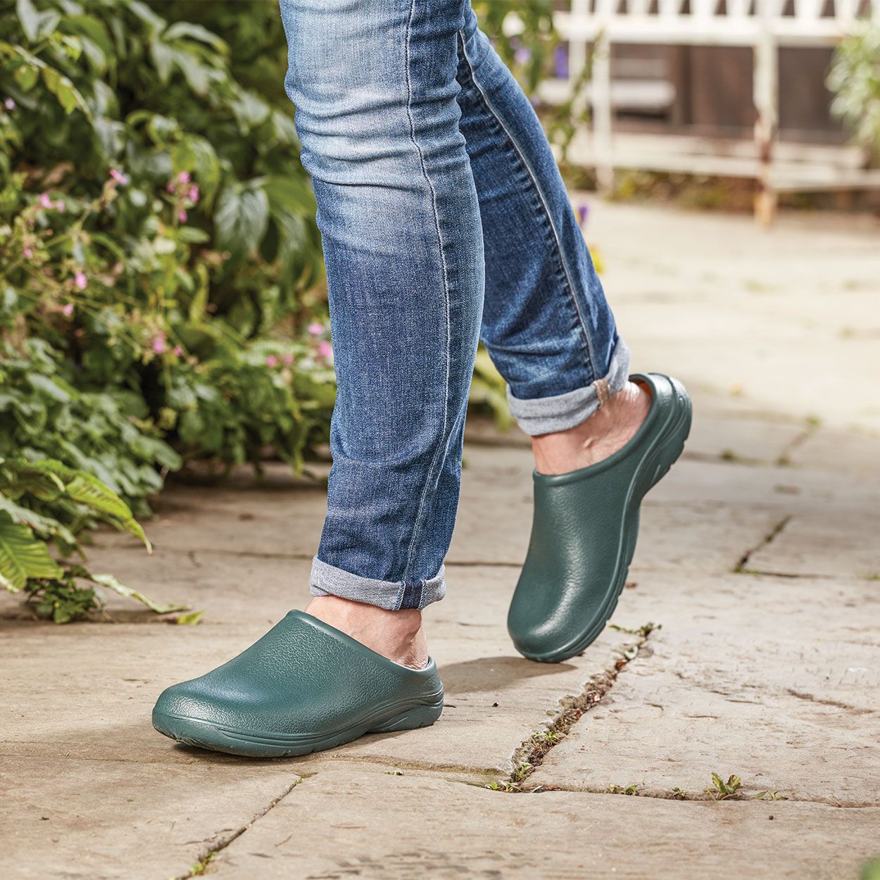 Briers Comfi Garden Clog Green UK11 EU 45