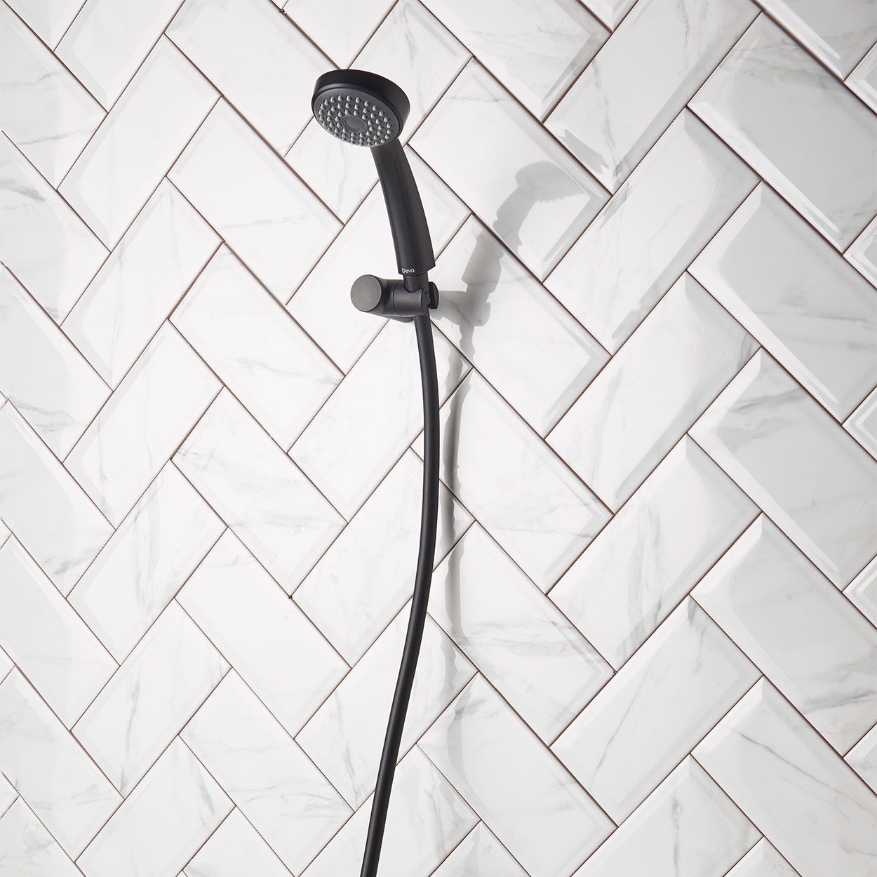 Ethos Bath Shower Mixer Matte Black
