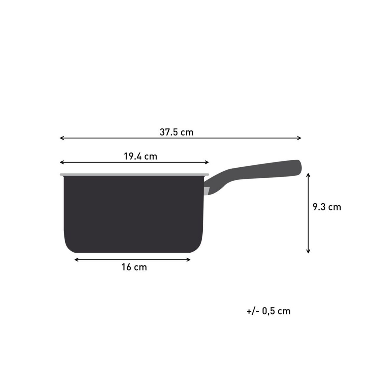 Tefal 18Cm Titanium Excellence Saucepan & Lid