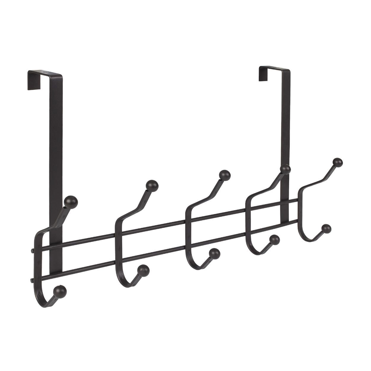 5 Door Hook Hanging Antique Brown