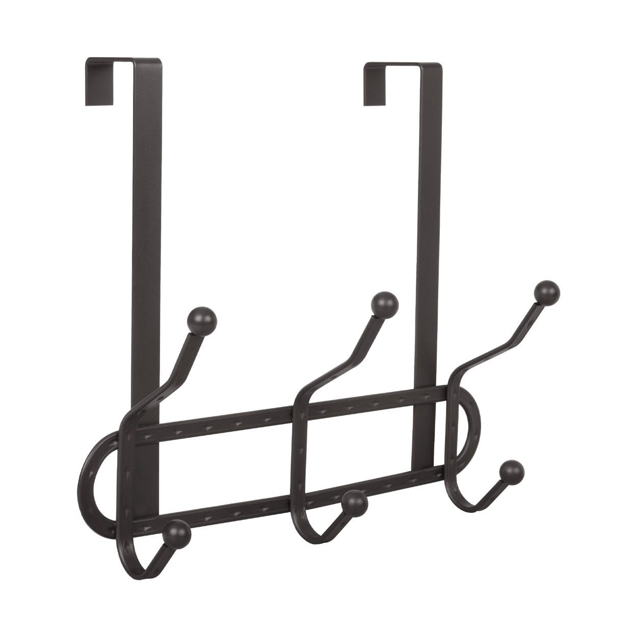 3 Door Hook Hanging Antique Brown