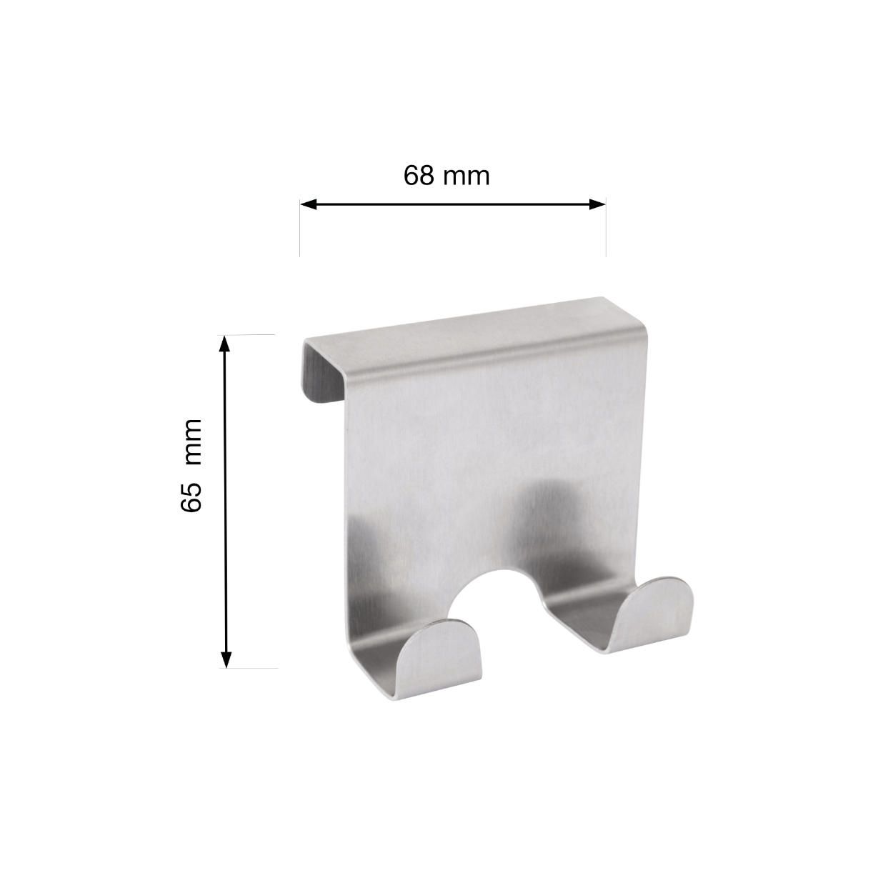 2 Door Hook Stainless Steel