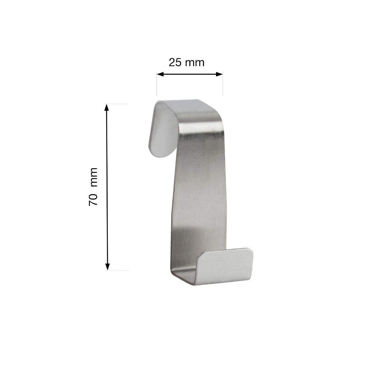 Door Hook Stainless Steel 2 Pack