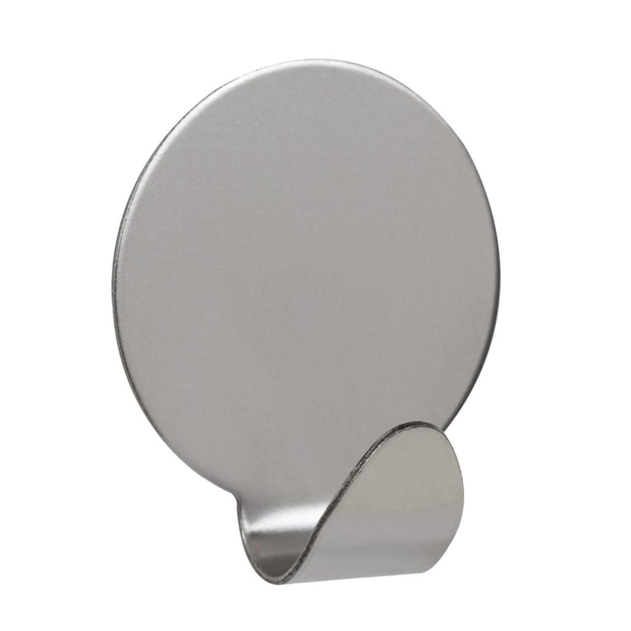 Large Round Hook Self-Adhesive Stainless Steel 2 Pack