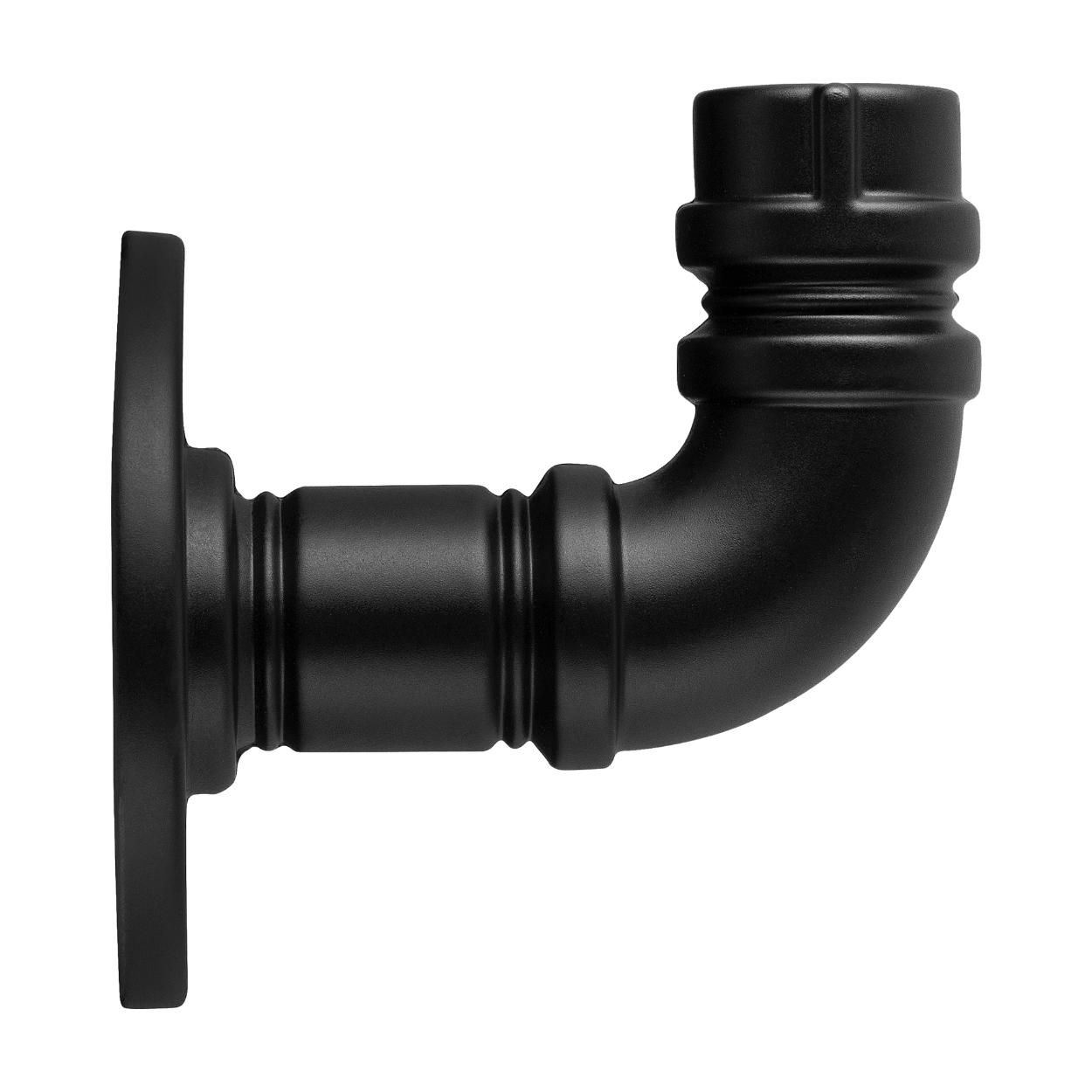 Rustic Matt Black Hook