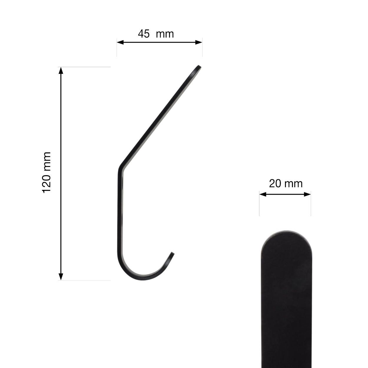 A2 Hanger Black Metal