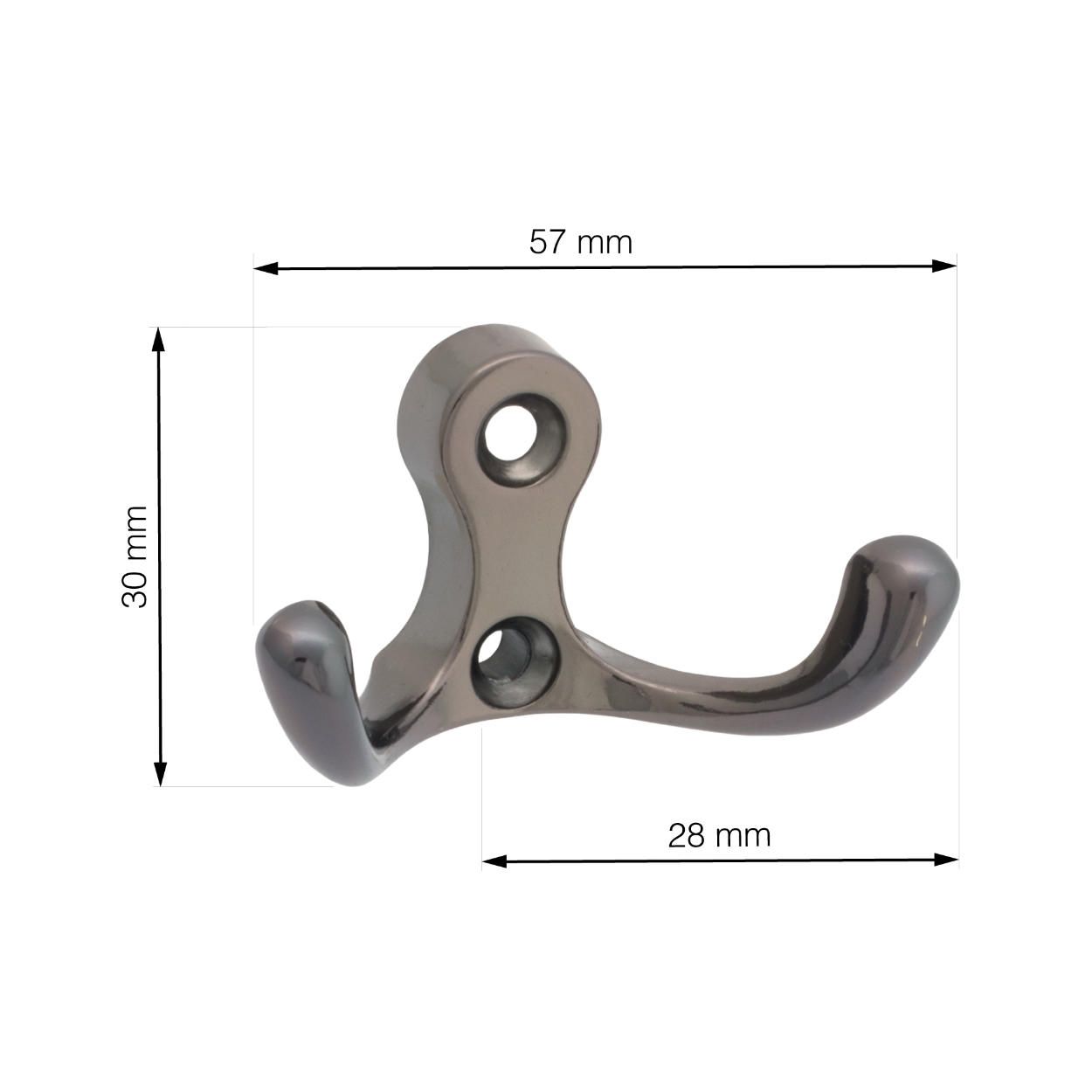 Romero II Hook Black Nickel