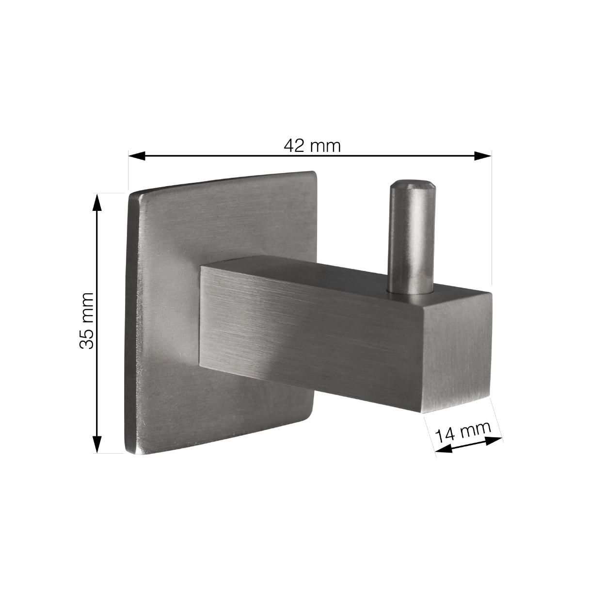 Stainless Steel Square Hook 35x14x42mm