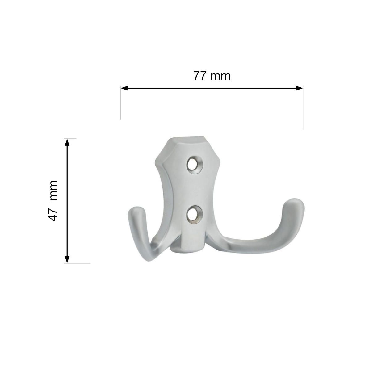 Romana II Hook Matt Chrome