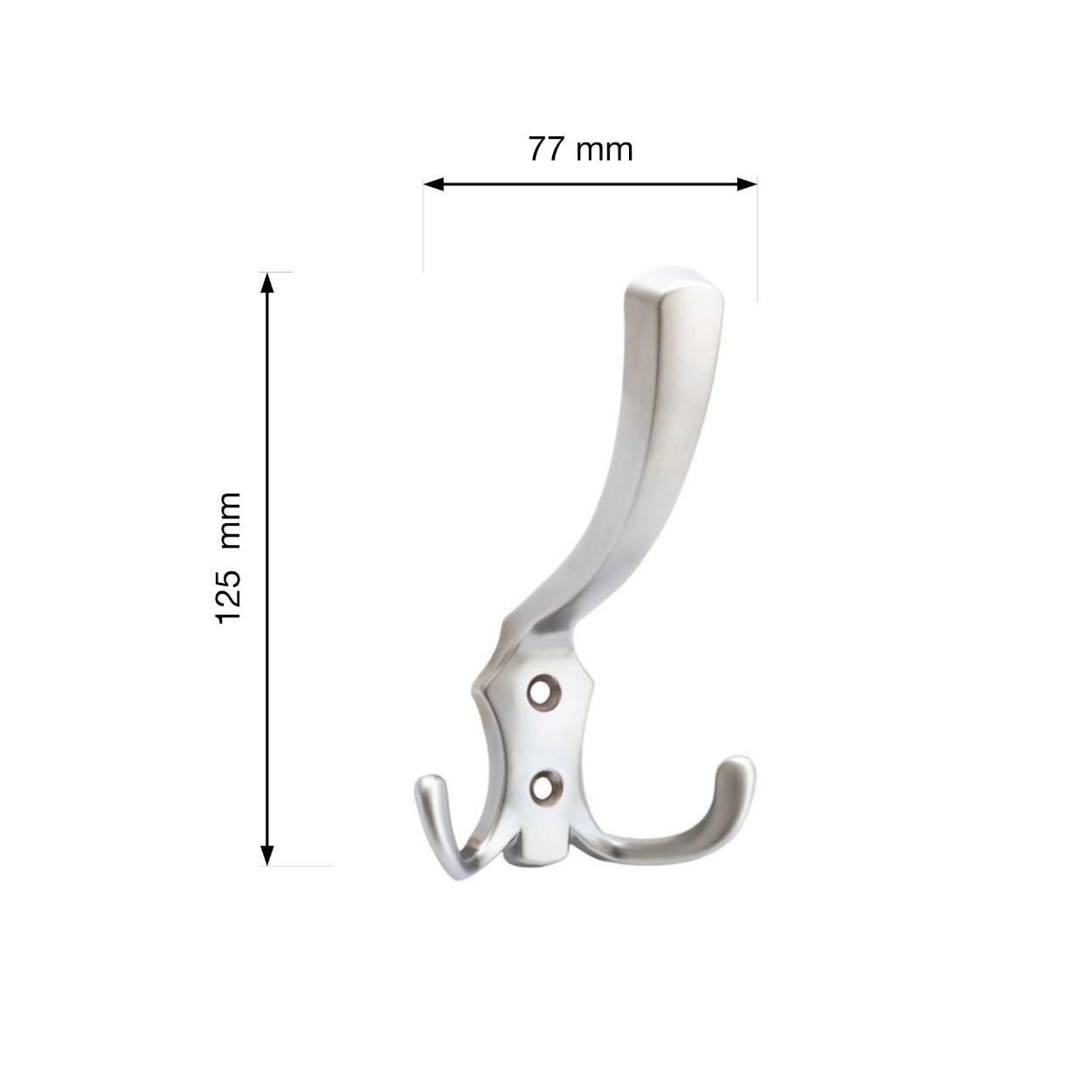 Romana I Hook Matt Chrome