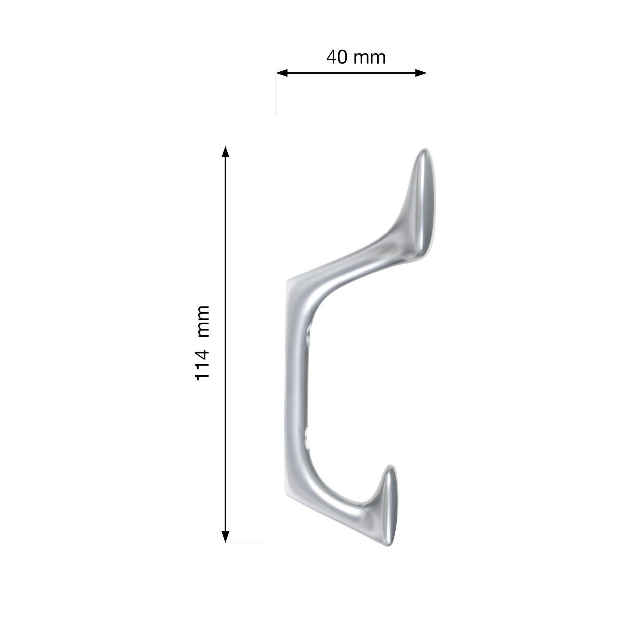 Montorio Hook Matt Chrome