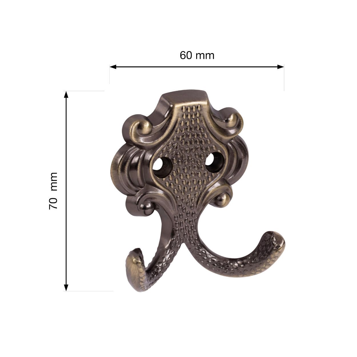 Geel II Hook Antique Brass